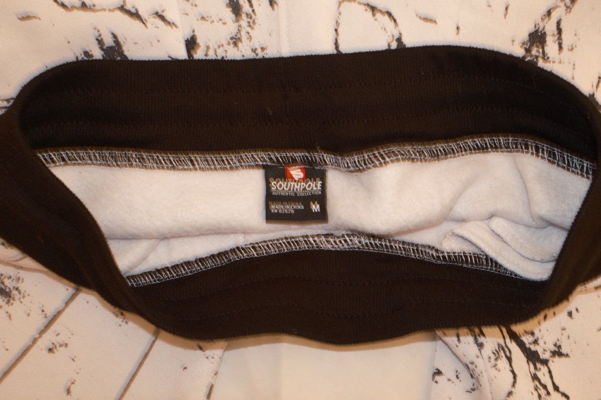 Southpole Mens M White & Black Joggers Size US 30 / EU 46 - 2 Thumbnail