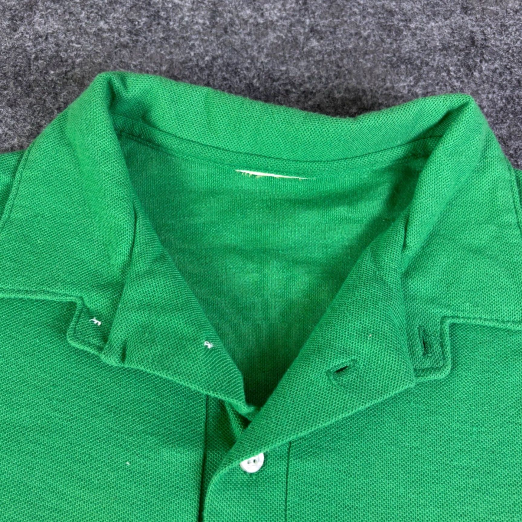 Vintage VINTAGE Polo Shirt Green Mens Medium Motorcycle Graphic Print Casual Pique Short Sleeve Collared Button Front Size US M / EU 48-50 / 2 - 5 Thumbnail
