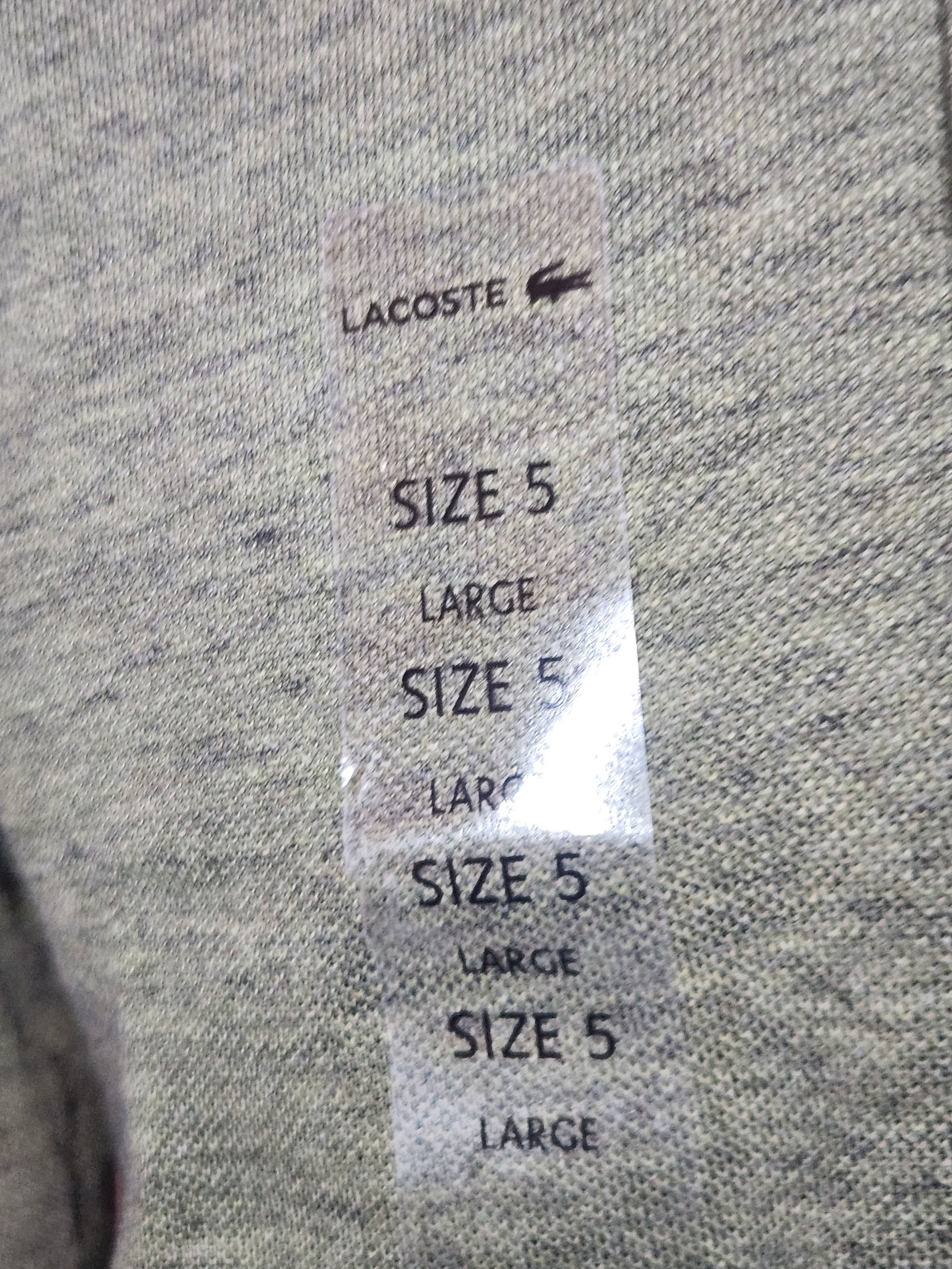 Lacoste long sleeves Size US L / EU 52-54 / 3 - 4 Thumbnail