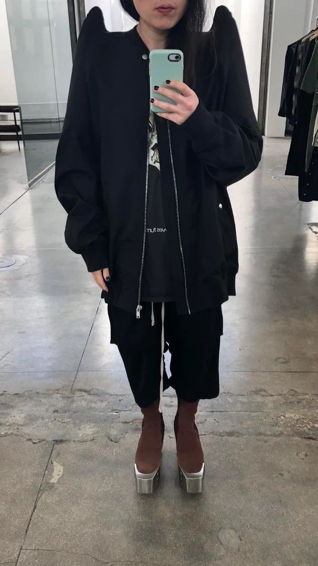 Rick Owens 3.4k VALUE! SS//23 Rick Owens jumbo tec flight jacket