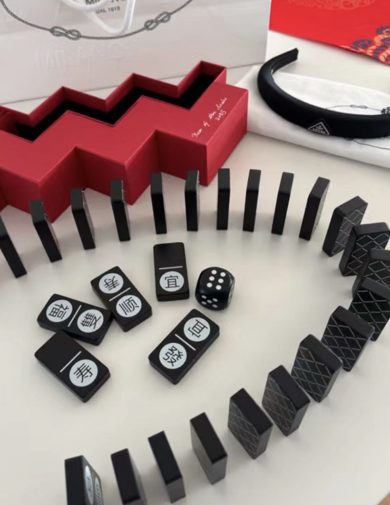 Prada 🔺Prada CNY snake year domino board game home decor Size ONE SIZE - 4 Thumbnail