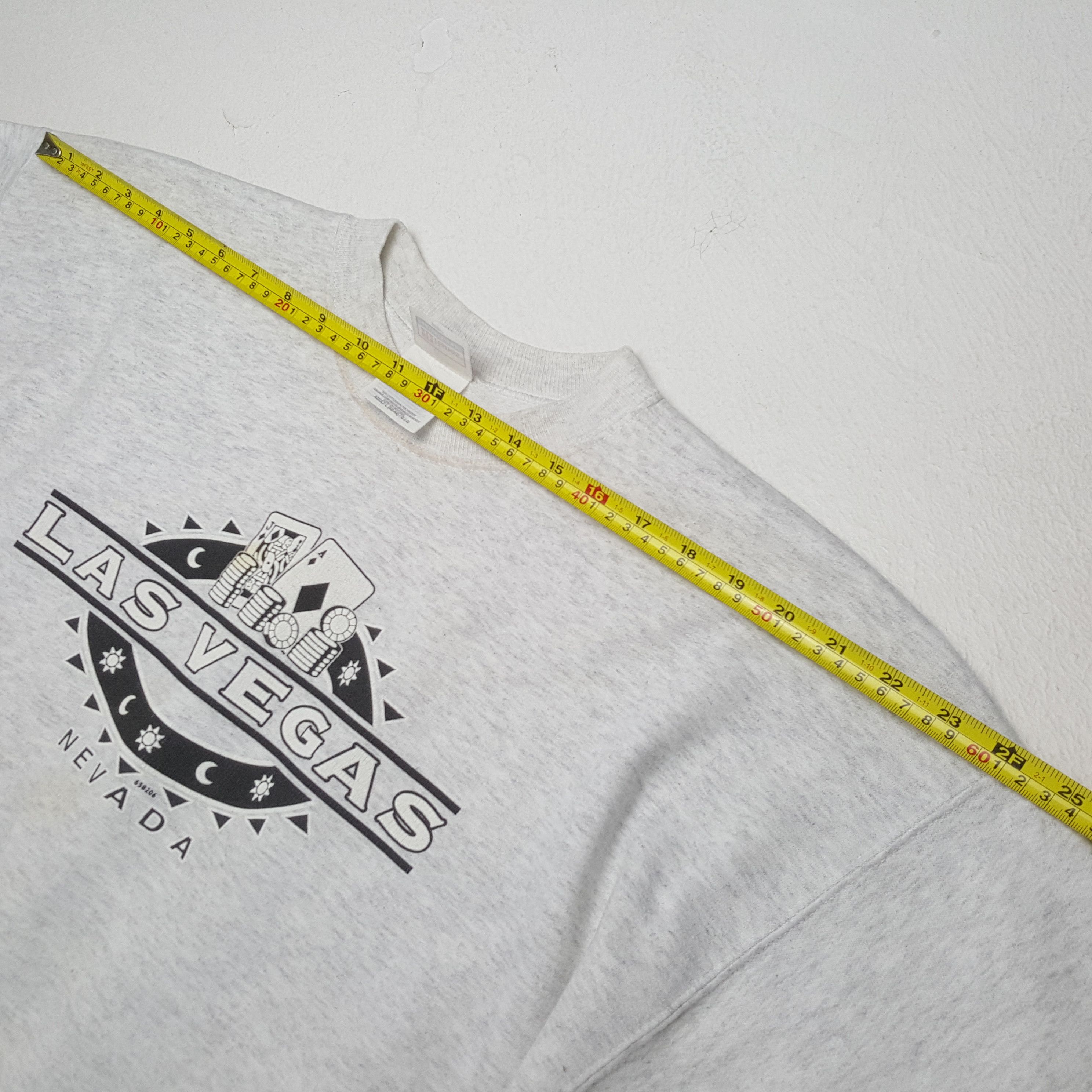 Hanes × Vintage LAS VEGAS NEVADA Streetwear Style Vintage Sweatshirt Size US L / EU 52-54 / 3 - 4 Thumbnail