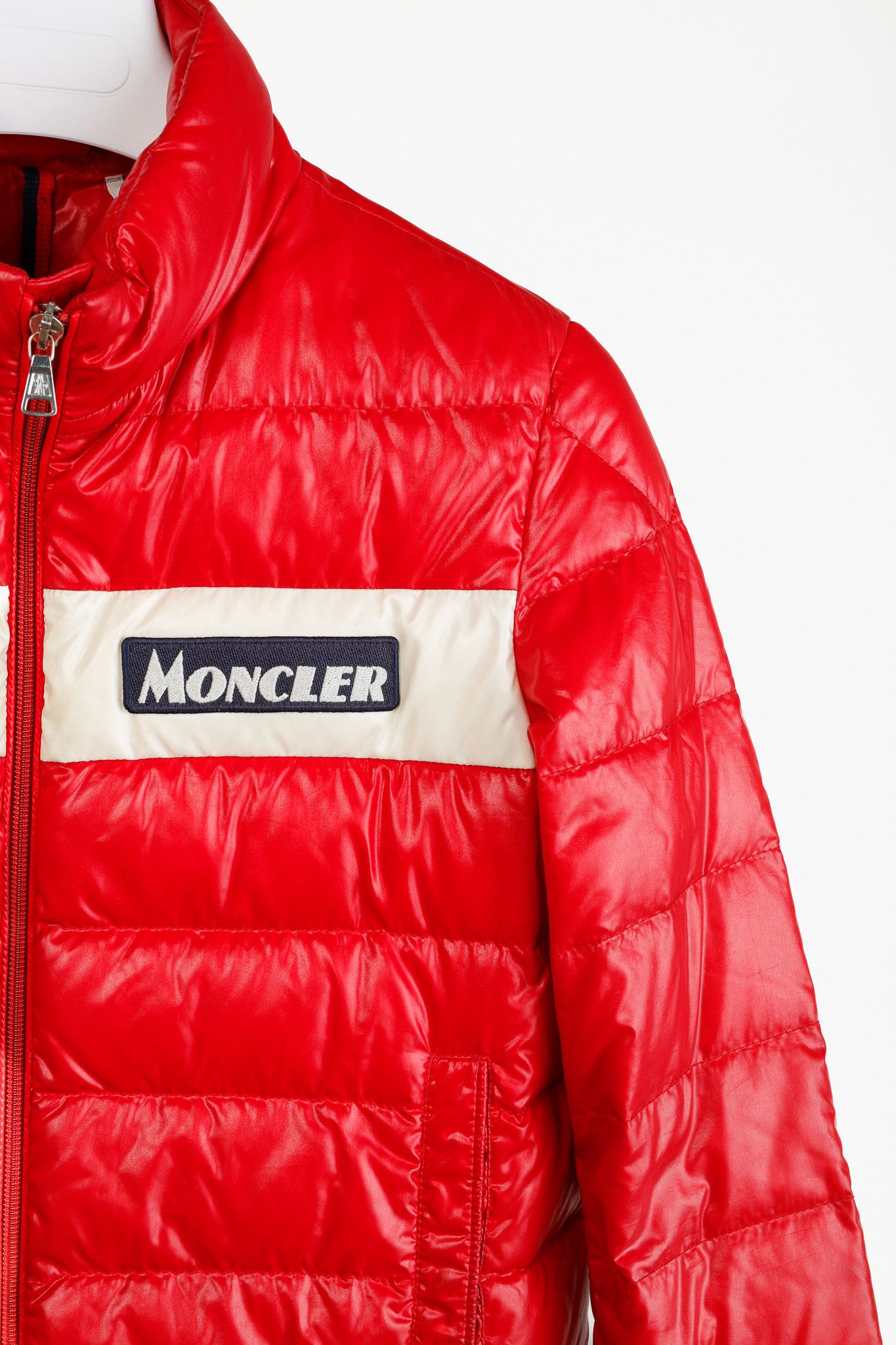Moncler Moncler Petichet Red Stripe Bomber Down-Fill Puffer Jacket Size XS / US 0-2 / IT 36-38 - 5 Thumbnail