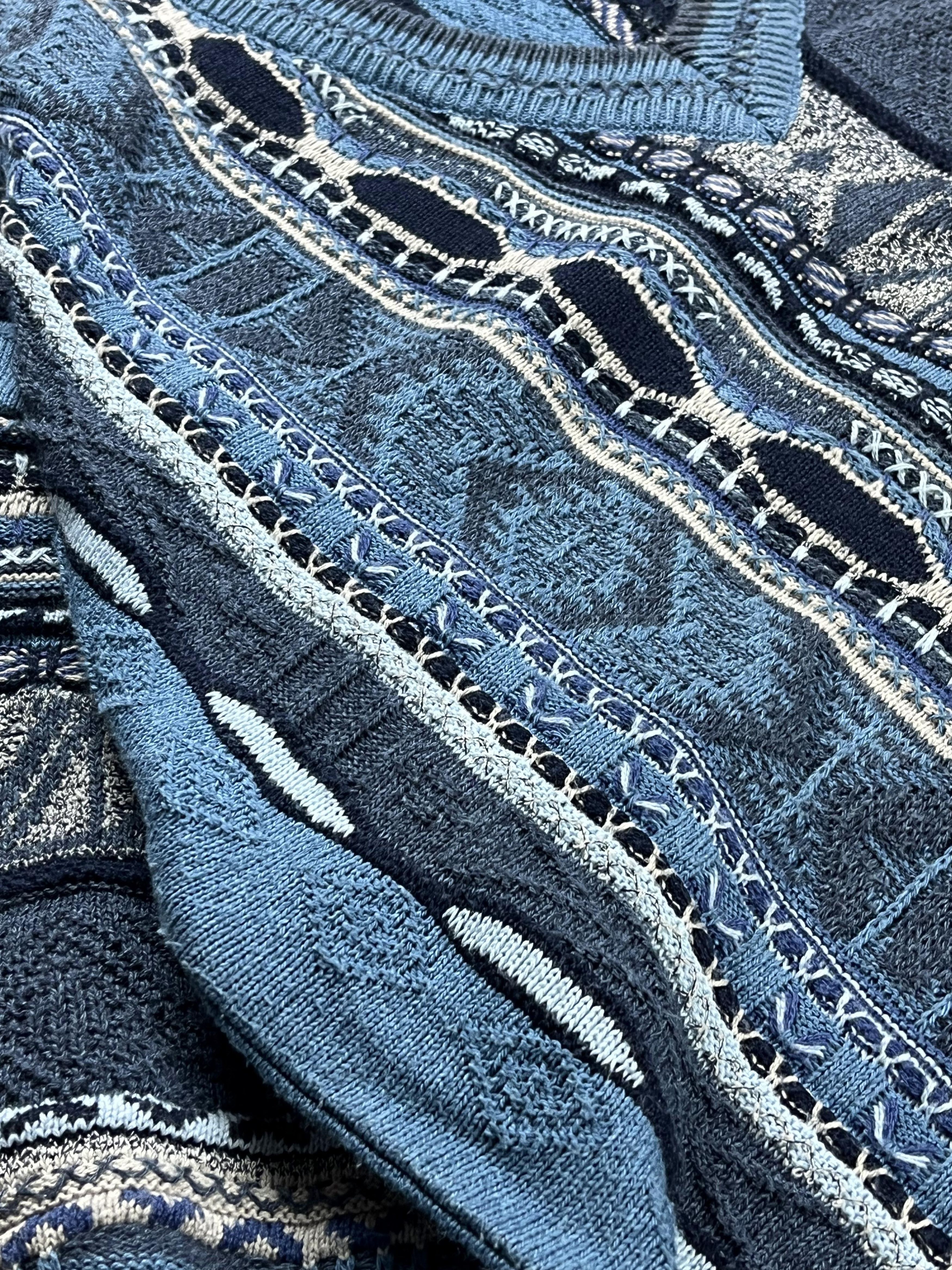 Japanese Brand × Vintage Rare Vintage Coogi Style Knited Sweater Size US L / EU 52-54 / 3 - 5 Thumbnail