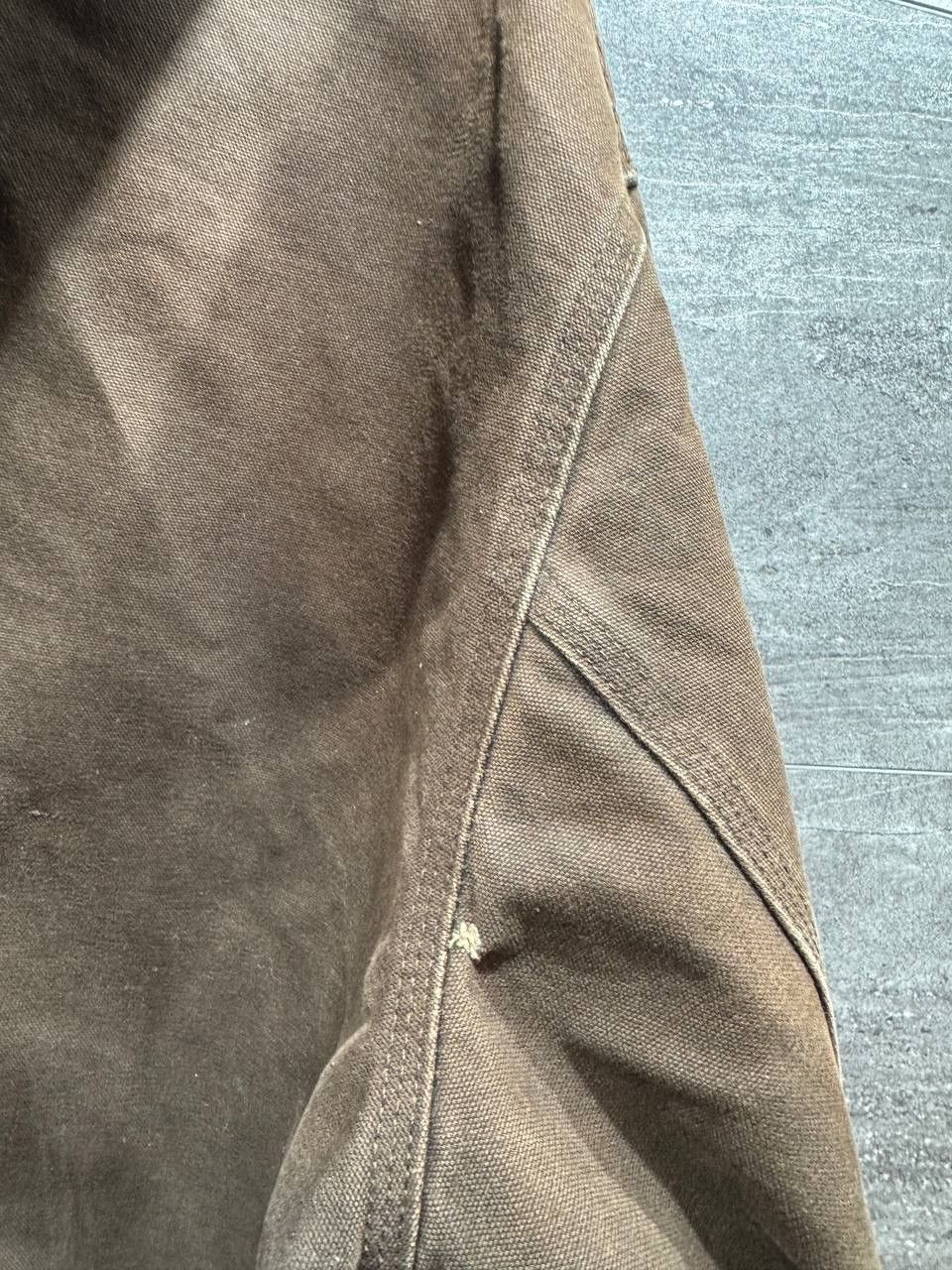 Carhartt Vintage 90s Carhartt J130 DKB Hooded Brown Jacket Size US XXL / EU 58 / 5 - 19 Thumbnail