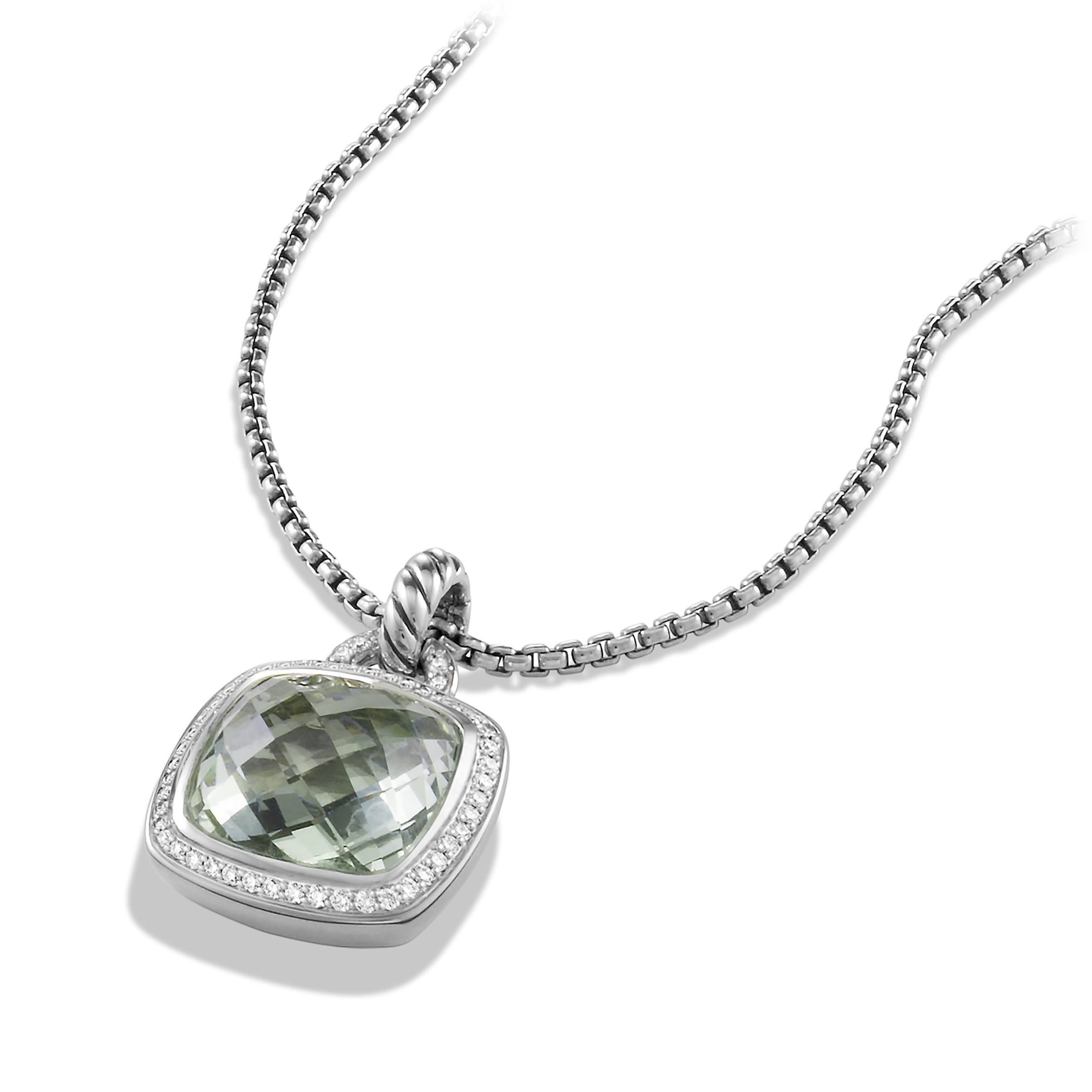 David Yurman o1w1db10526 D12454D Size:8/ Pendant in Silver with Diamond Size ONE SIZE - 3 Thumbnail