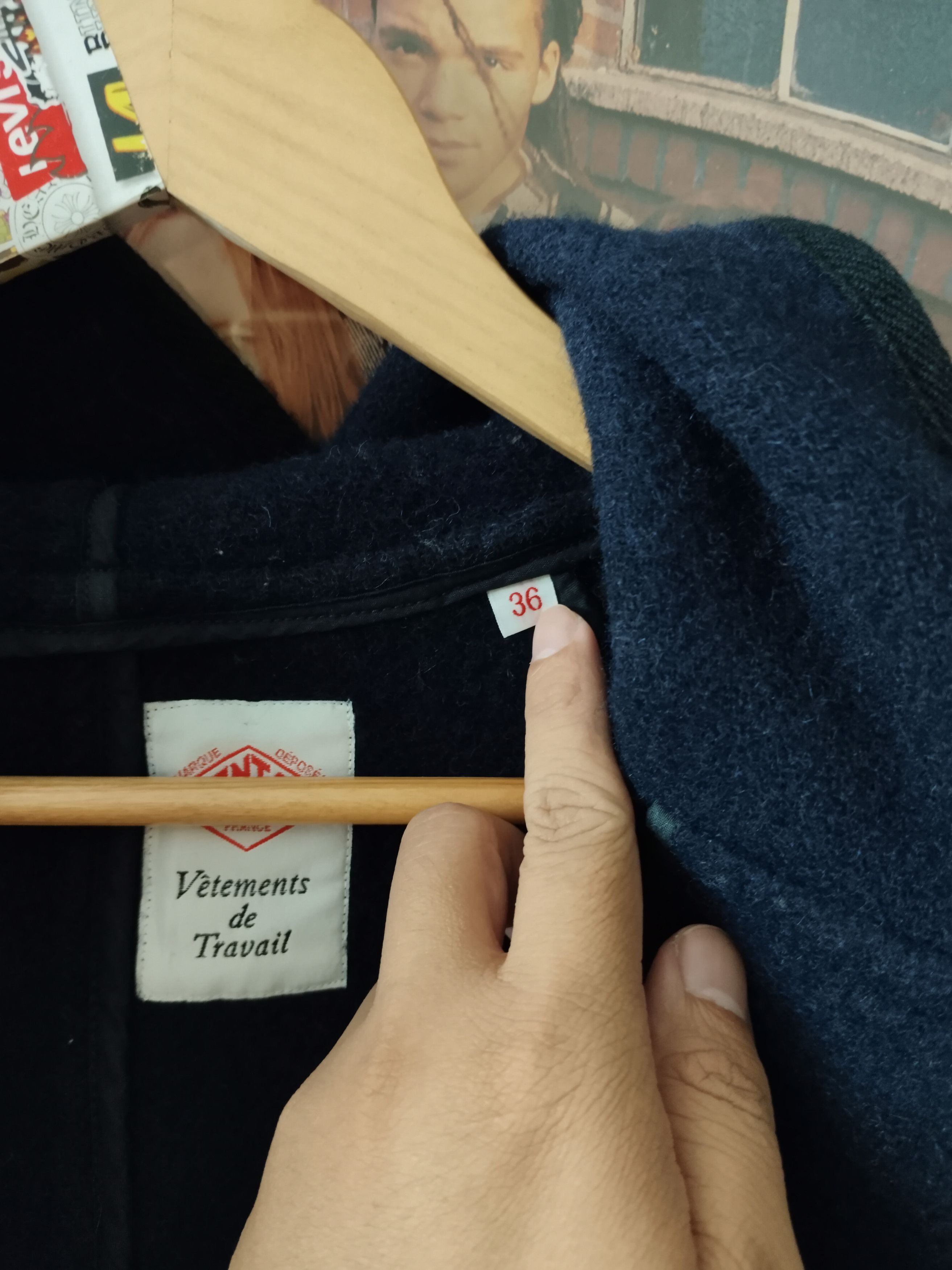Danton × Vintage DANTON VETEMENTS DE TRAVAIL PARKAS WOOL COAT Size US L / EU 52-54 / 3 - 9 Thumbnail