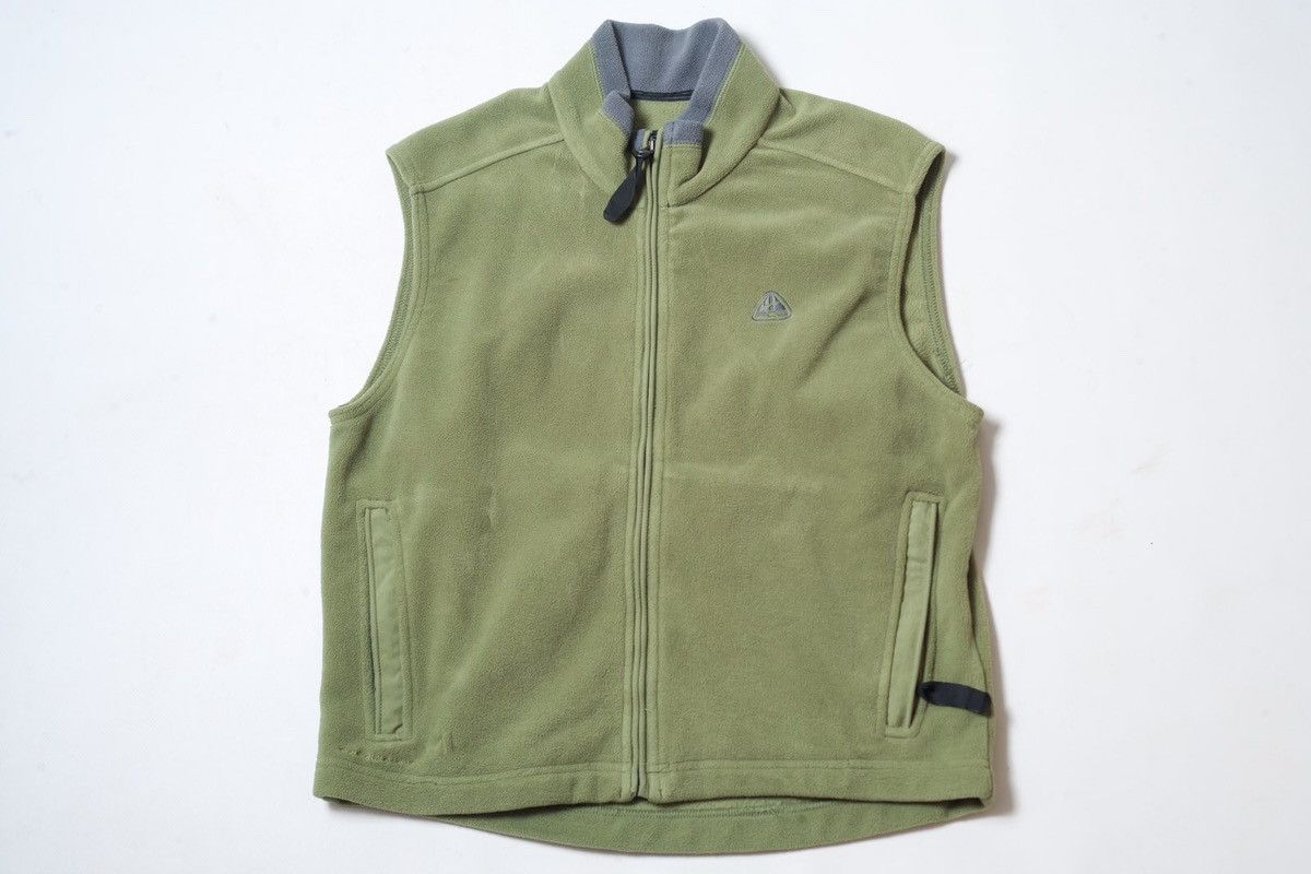 Nike ACG Nike ACG Muted Green Fleece Vest Size L / US 10 / IT 46 - 1 Thumbnail