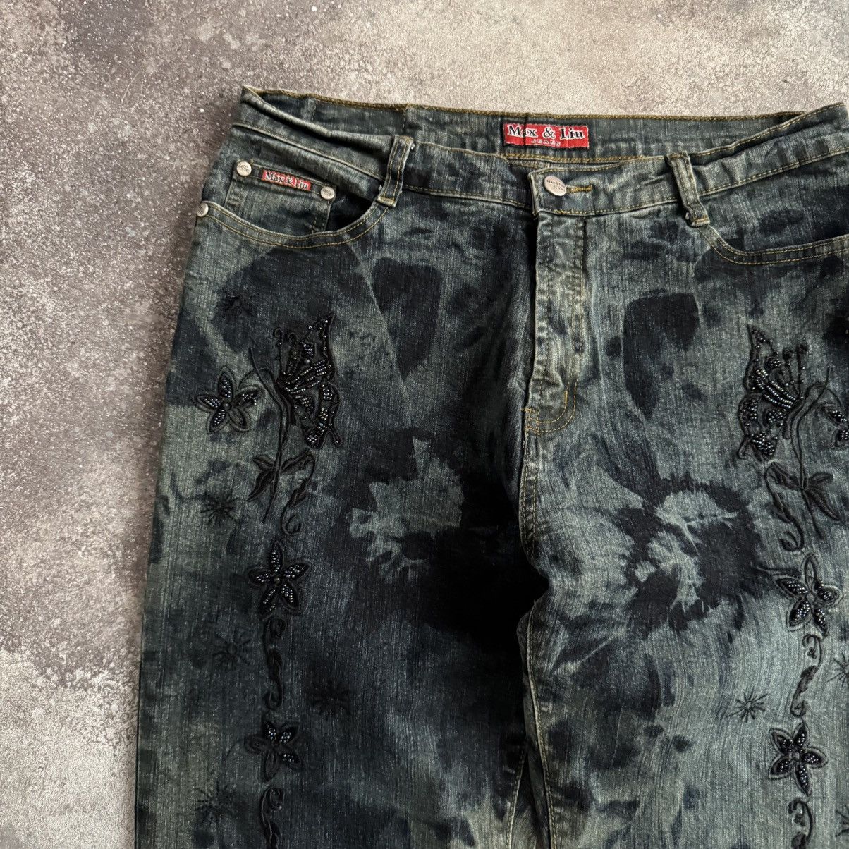 If Six Was Nine × Japanese Brand Amazing Vintage Avant-Garde Washed Jeans Size US 31 - 4 Thumbnail