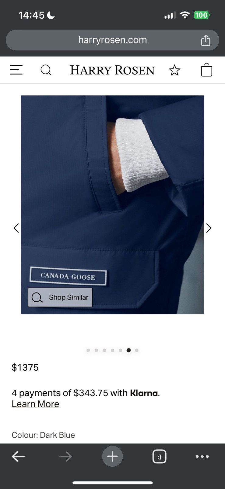 Canada Goose Chilliwack Bomber Glacial Haze
