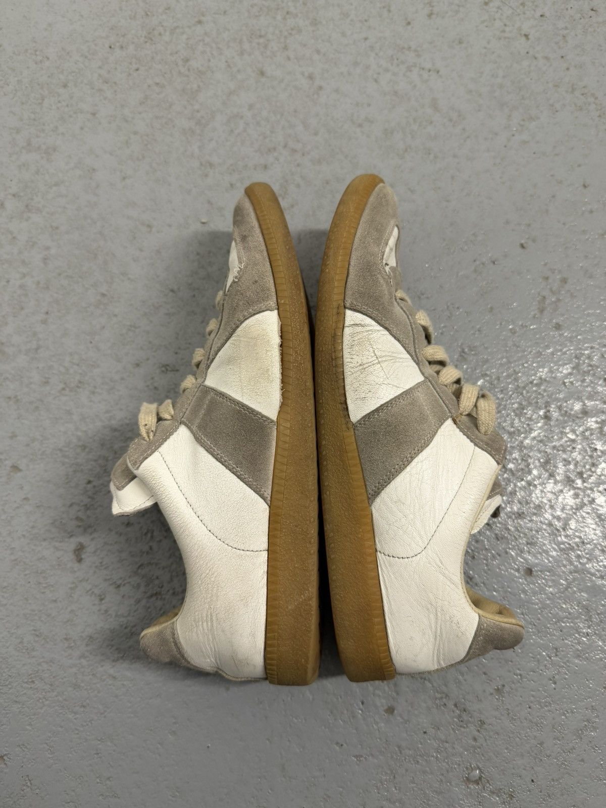 Maison Margiela Maison Margiela Gat Replica Leather Sneakers Size US 10 / IT 40 - 5 Thumbnail