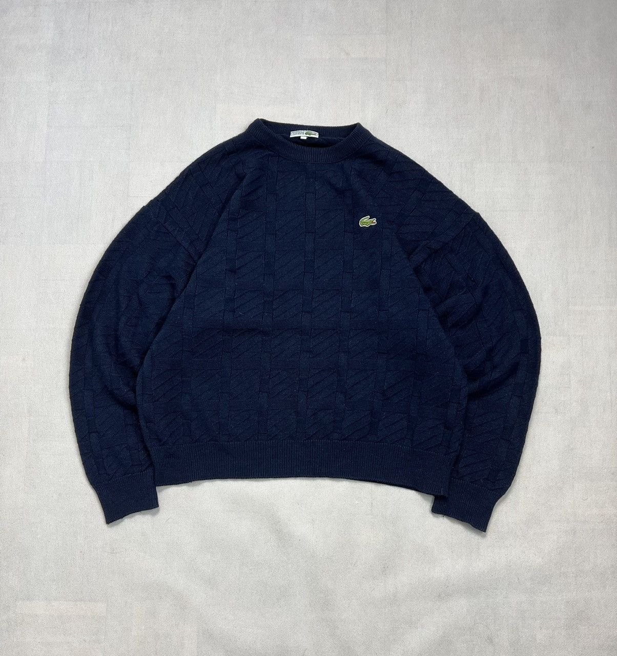 Lacoste × Vintage Sweater Lacoste vintage 90’s france 51% wool Size US L / EU 52-54 / 3 - 1 Thumbnail
