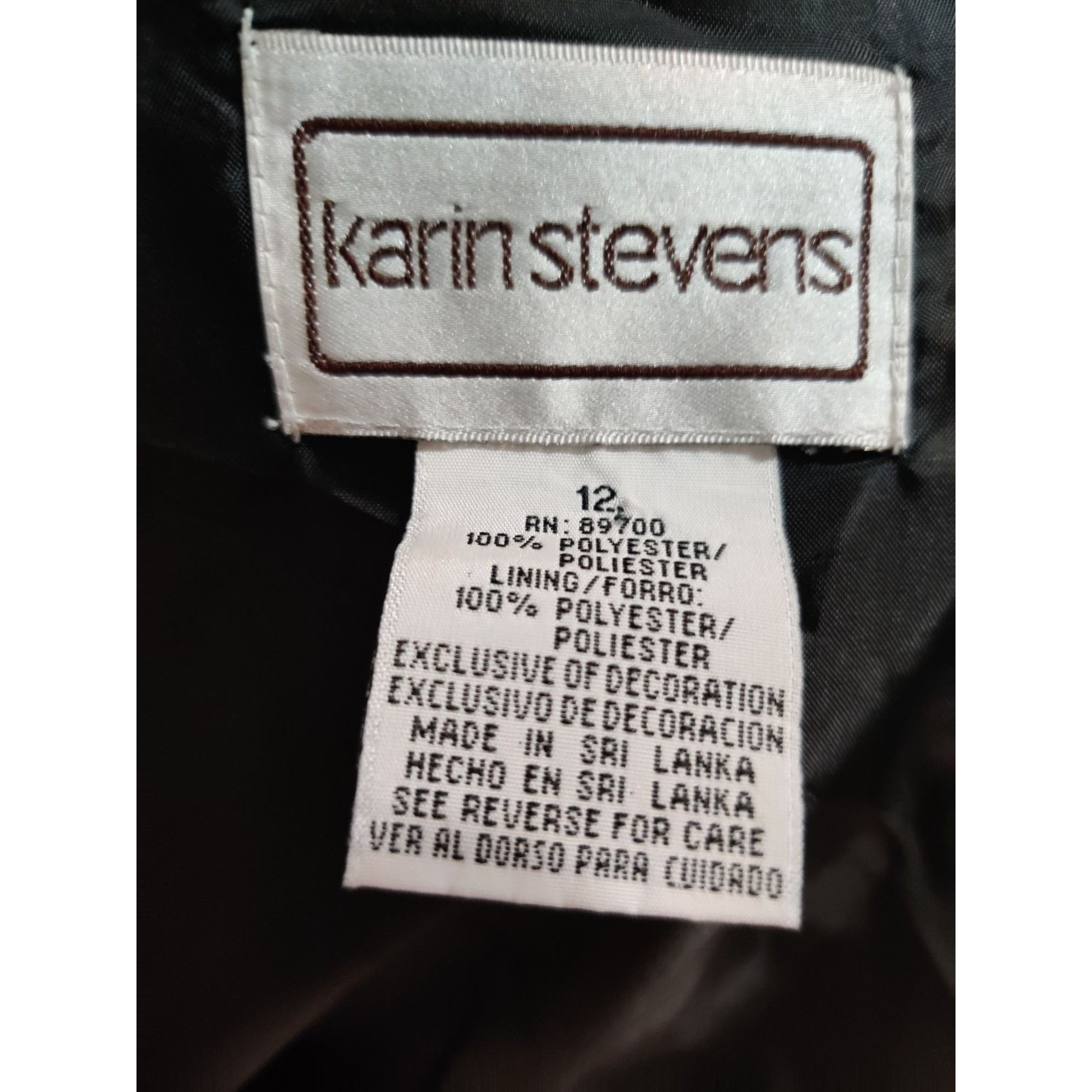 Other Karin Stevens Jacket Size 12 Cropped Black Pink Trim 3/4 Sle Size XL / US 12-14 / IT 48-50 - 7 Thumbnail