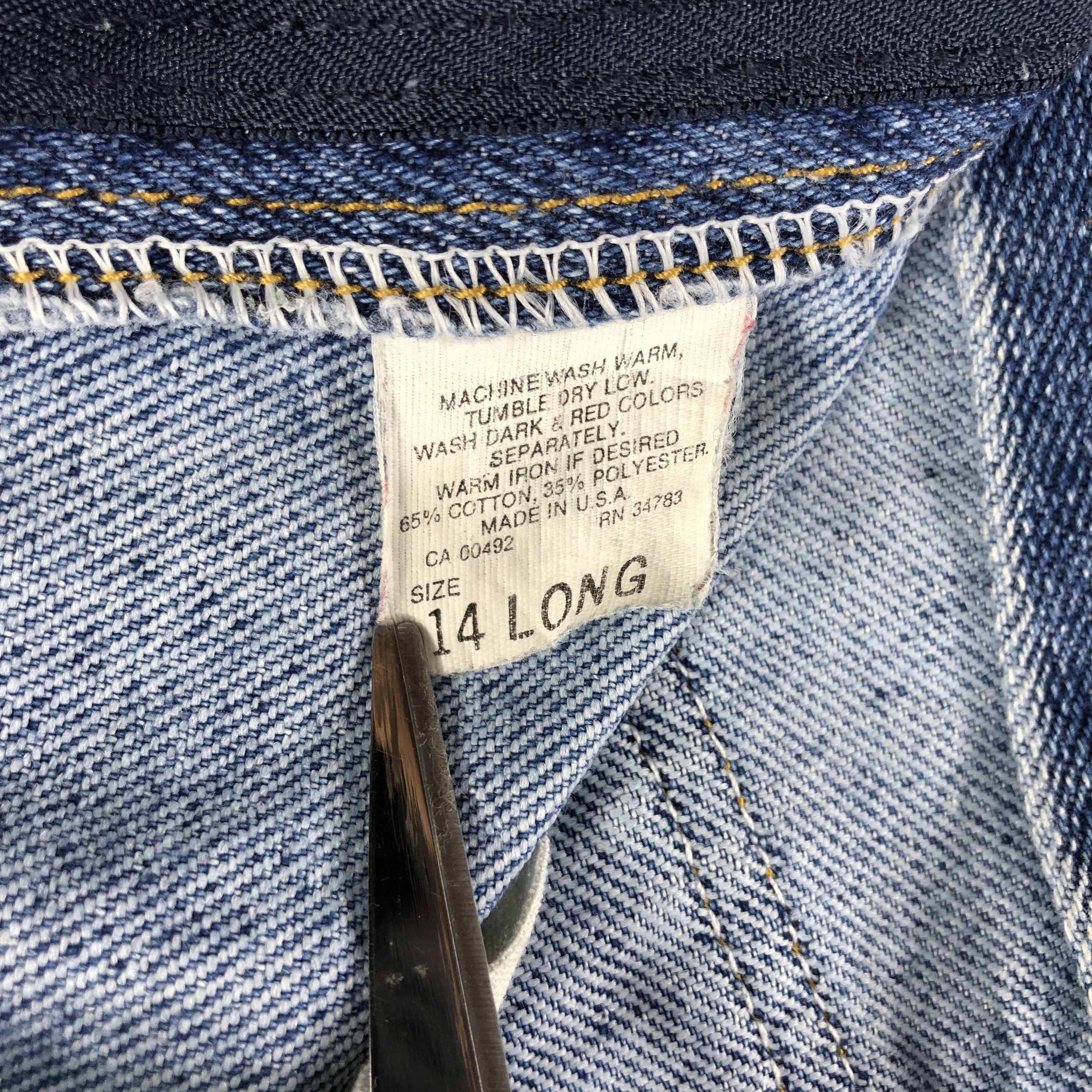 Lee Vintage Blue Wash Lee Jeans-J2236 Size US 30 / EU 46 - 11 Thumbnail