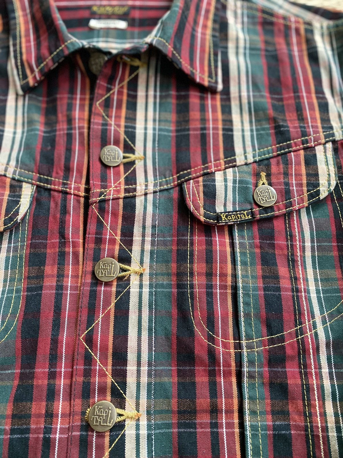 Kapital × Kapital Kountry ⛔️LAST PRICE ⛔️Kapital Kountry Plaid Check Type 3 JKT (Rare) Size US M / EU 48-50 / 2 - 4 Thumbnail