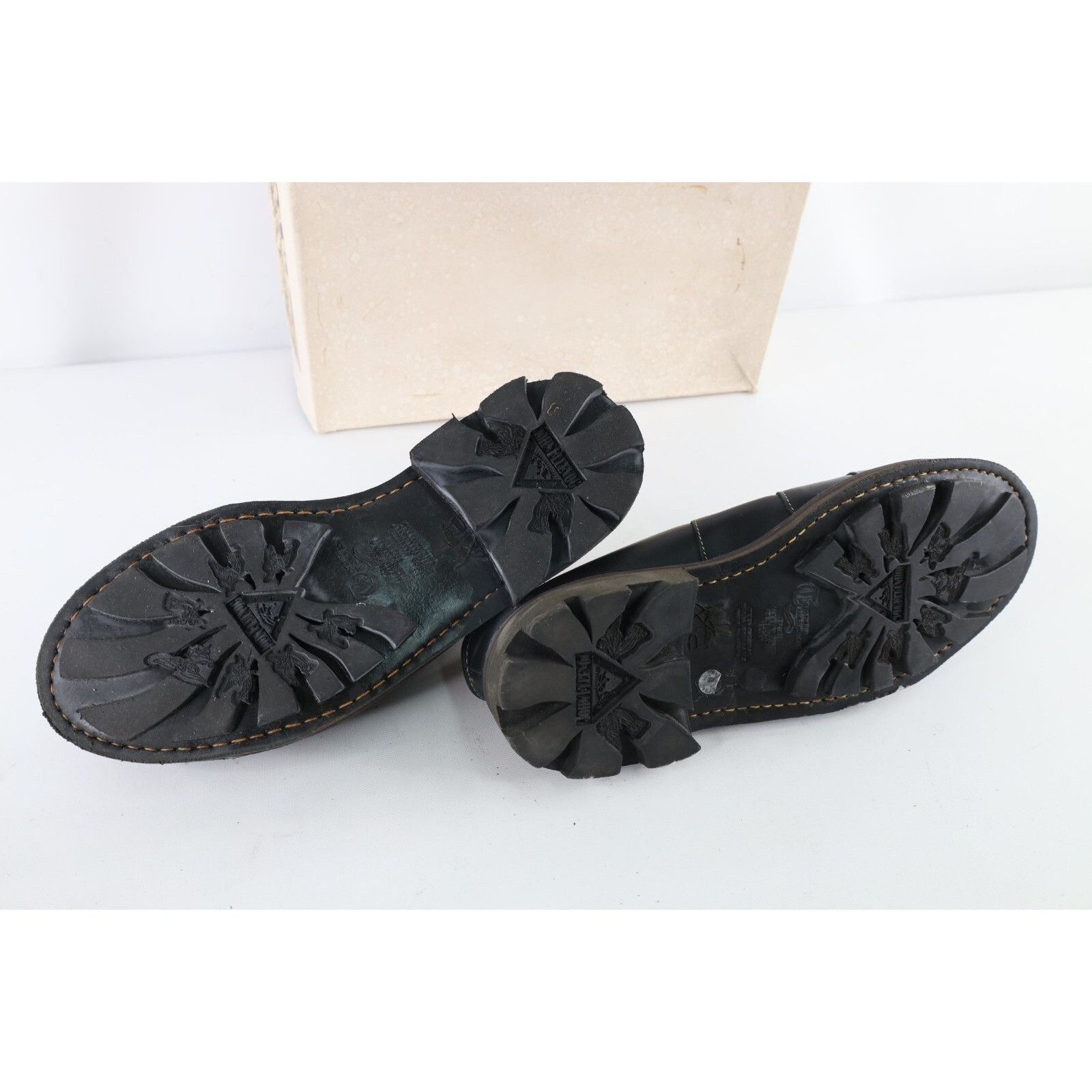 John Fluevog Deadstock Vintage 90s John Fluevog Chunky Leather Shoes Size US 10 / EU 43 - 9 Thumbnail