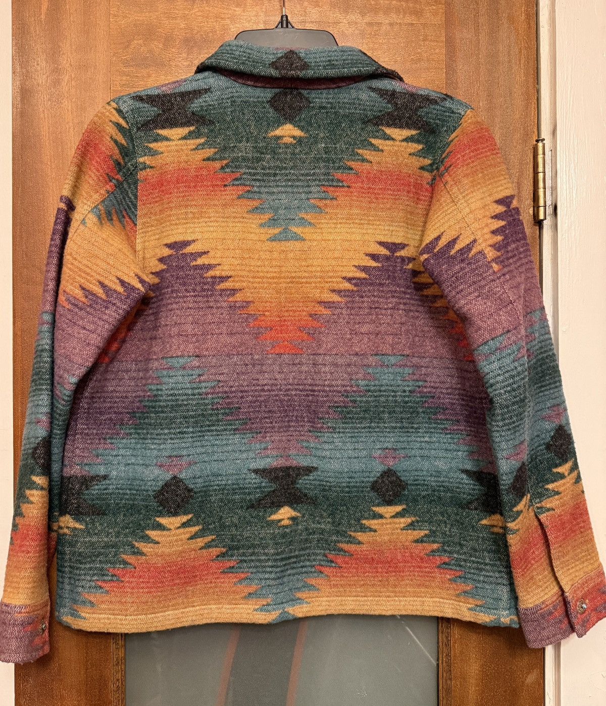 Ralph Lauren Ralph Lauren Vtg Aztec Wool Blend Concho Southwestern Jacket Size S / US 4 / IT 40 - 7 Thumbnail