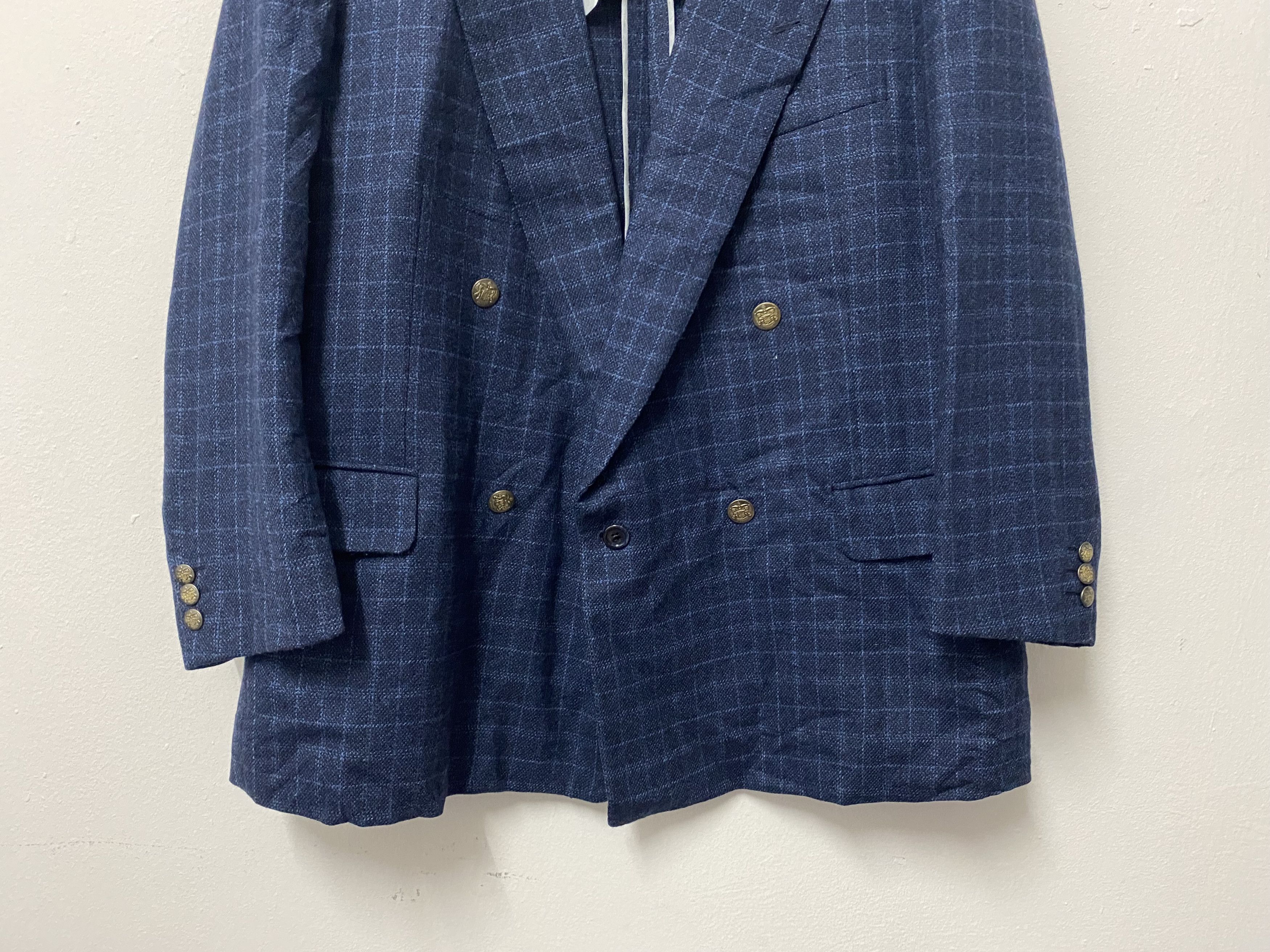 Japanese Brand Mitsukoshi Designer Japan Single Button Coat Blazer Size 54R - 4 Thumbnail