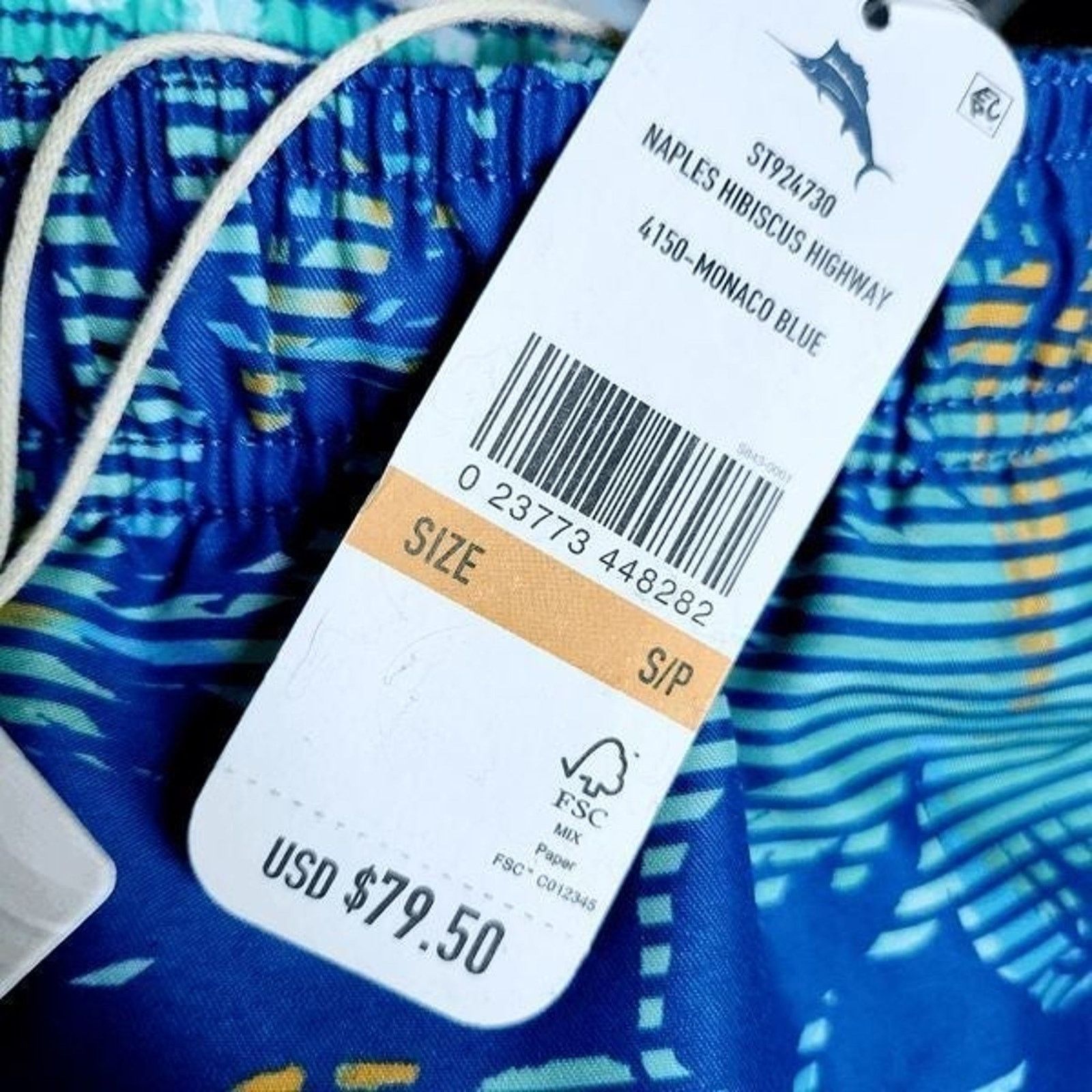Tommy Bahama NWT TOMMY BAHAMA Naples Hibiscus Highway Men's Swim Trunks Size US 31 - 3 Thumbnail