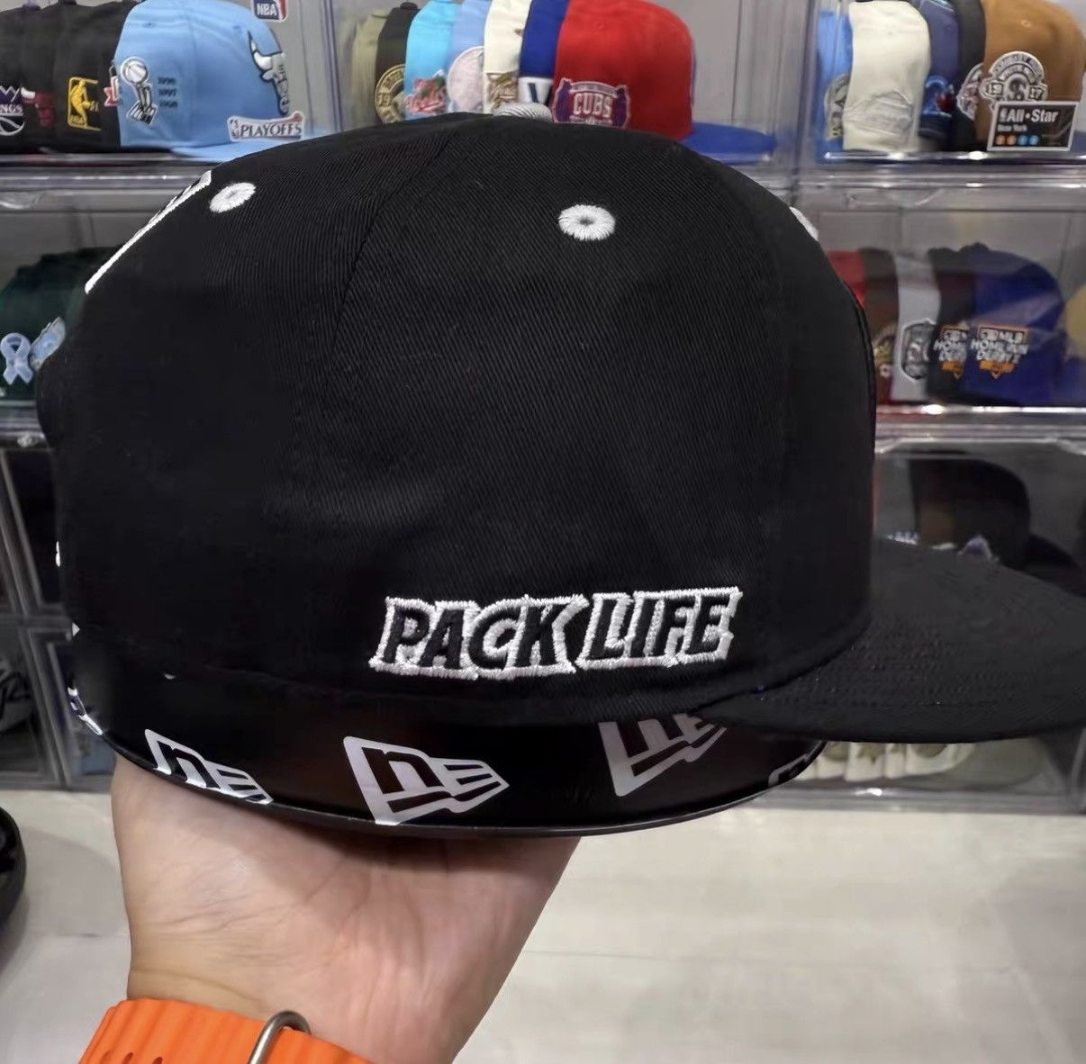 New Era New Era PACK LIFE Embroidered Flat Brim Baseball Cap J32 Size ONE SIZE - 4 Thumbnail