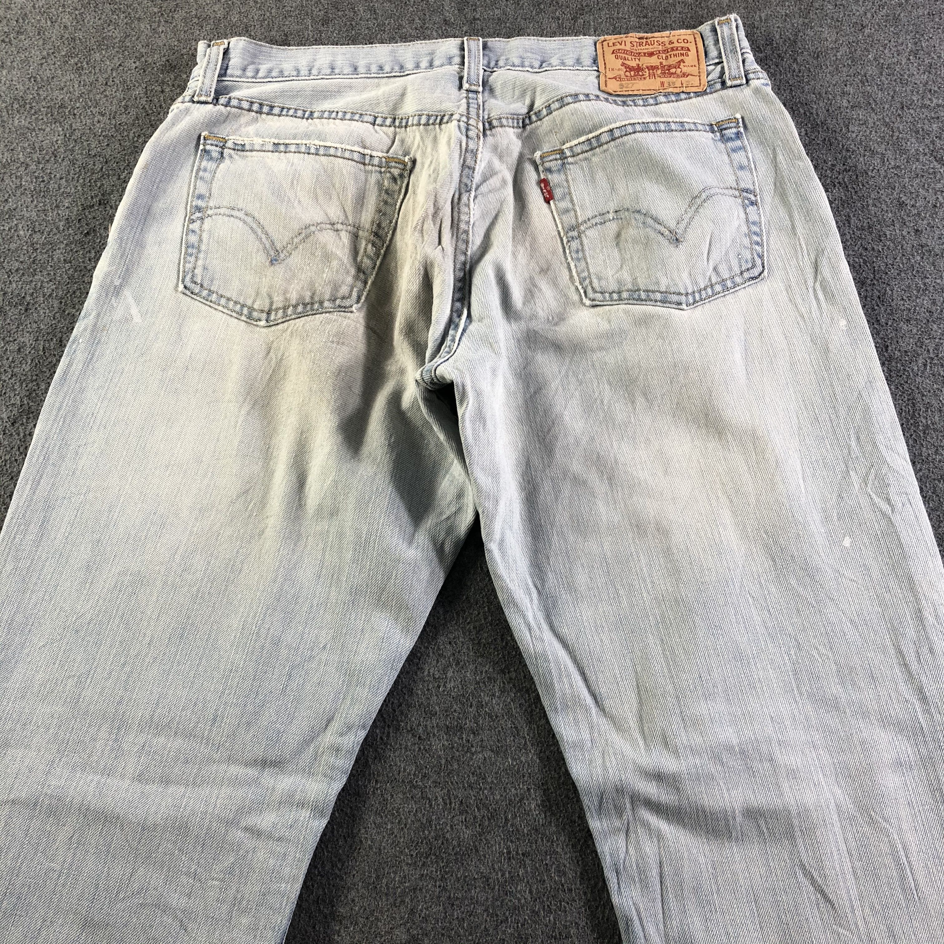 Levi's Vintage Light Wash Levis 527 Flare Jeans-J4491 Size US 33 - 4 Thumbnail