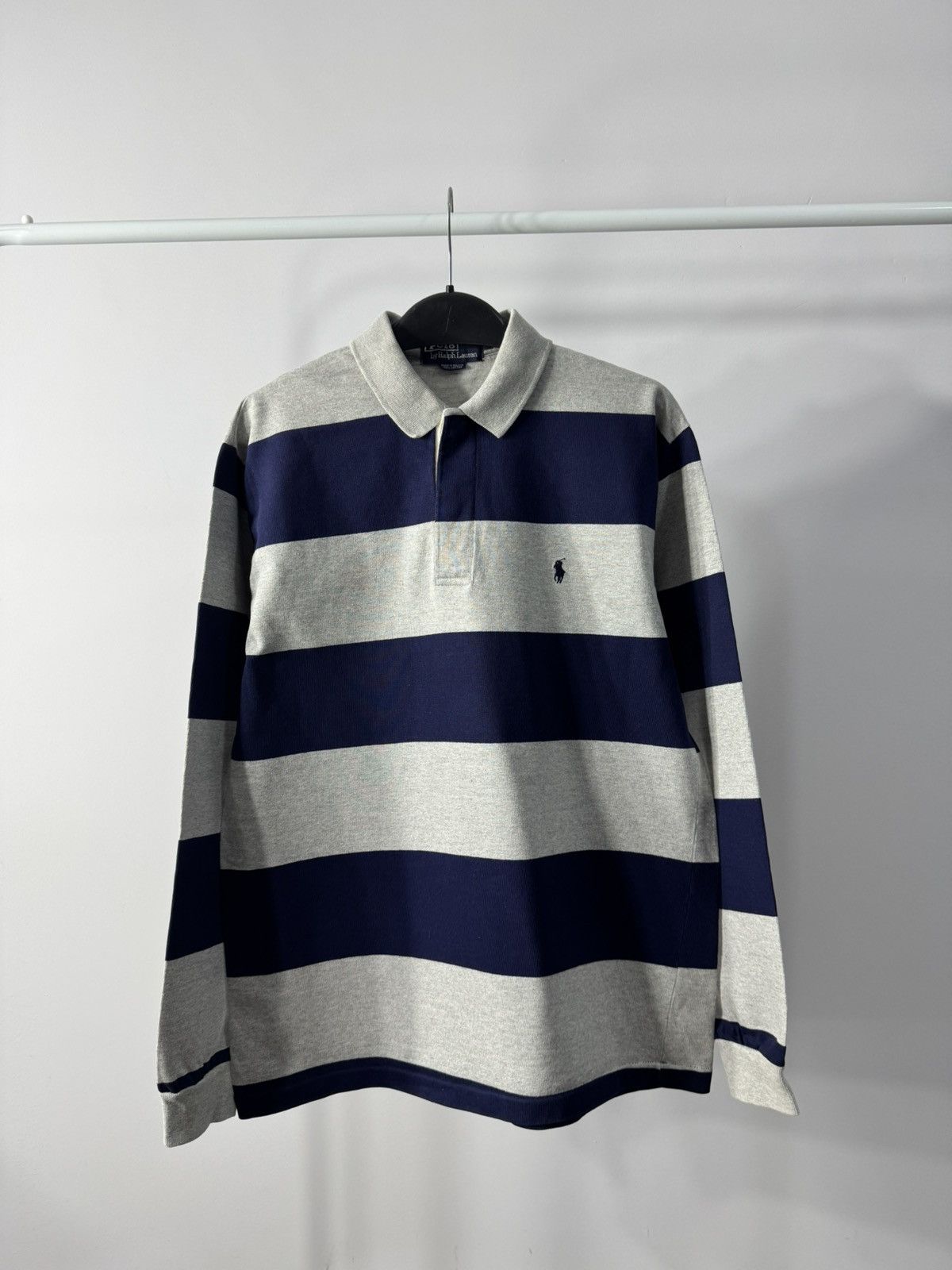 Polo Ralph Lauren Vintage Polo Ralph Lauren Striped Rugby Shirt Size US M / EU 48-50 / 2 - 1 Thumbnail