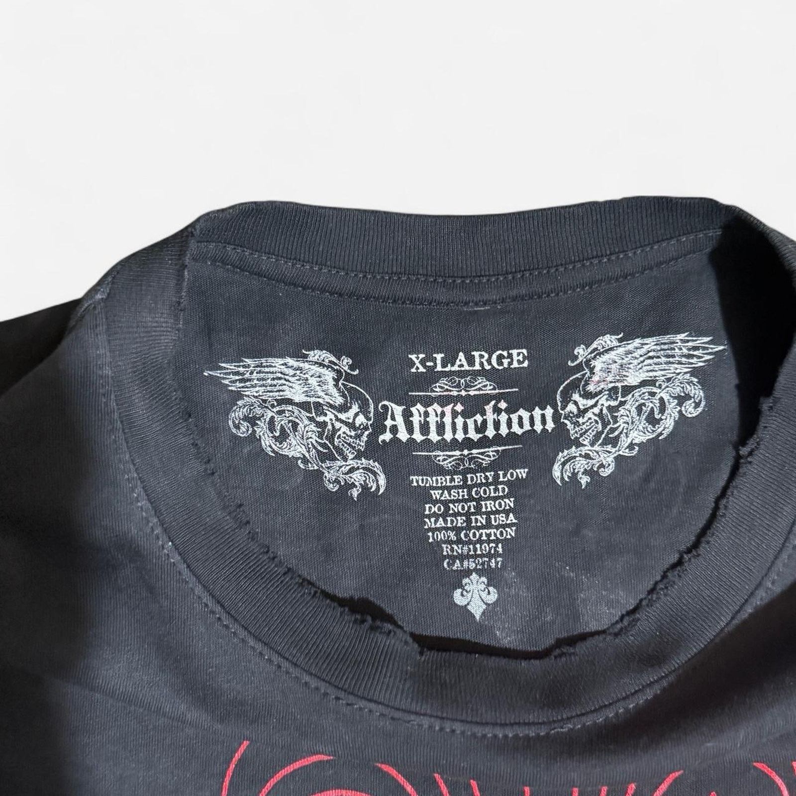 Affliction Sick affliction banned mma t shirt Size US XL / EU 56 / 4 - 3 Thumbnail