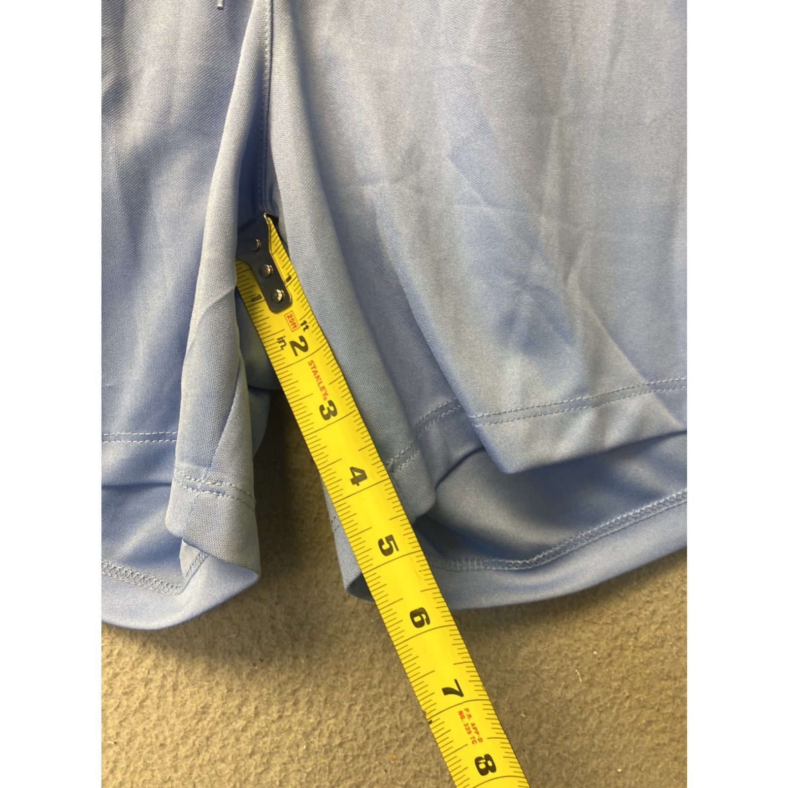 Nike NIKE Dri-Fit Shorts Women Size L Blue Running Athletic Womens Size 33" - 5 Thumbnail