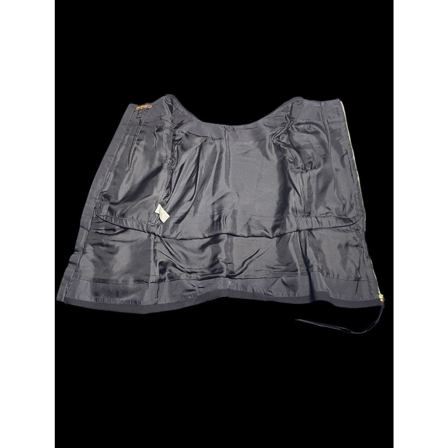 Louis Vuitton 2006 Louis Vuitton Black Wool and Silk Top By Marc Jacob Size XS / US 0-2 / IT 36-38 - 8 Thumbnail