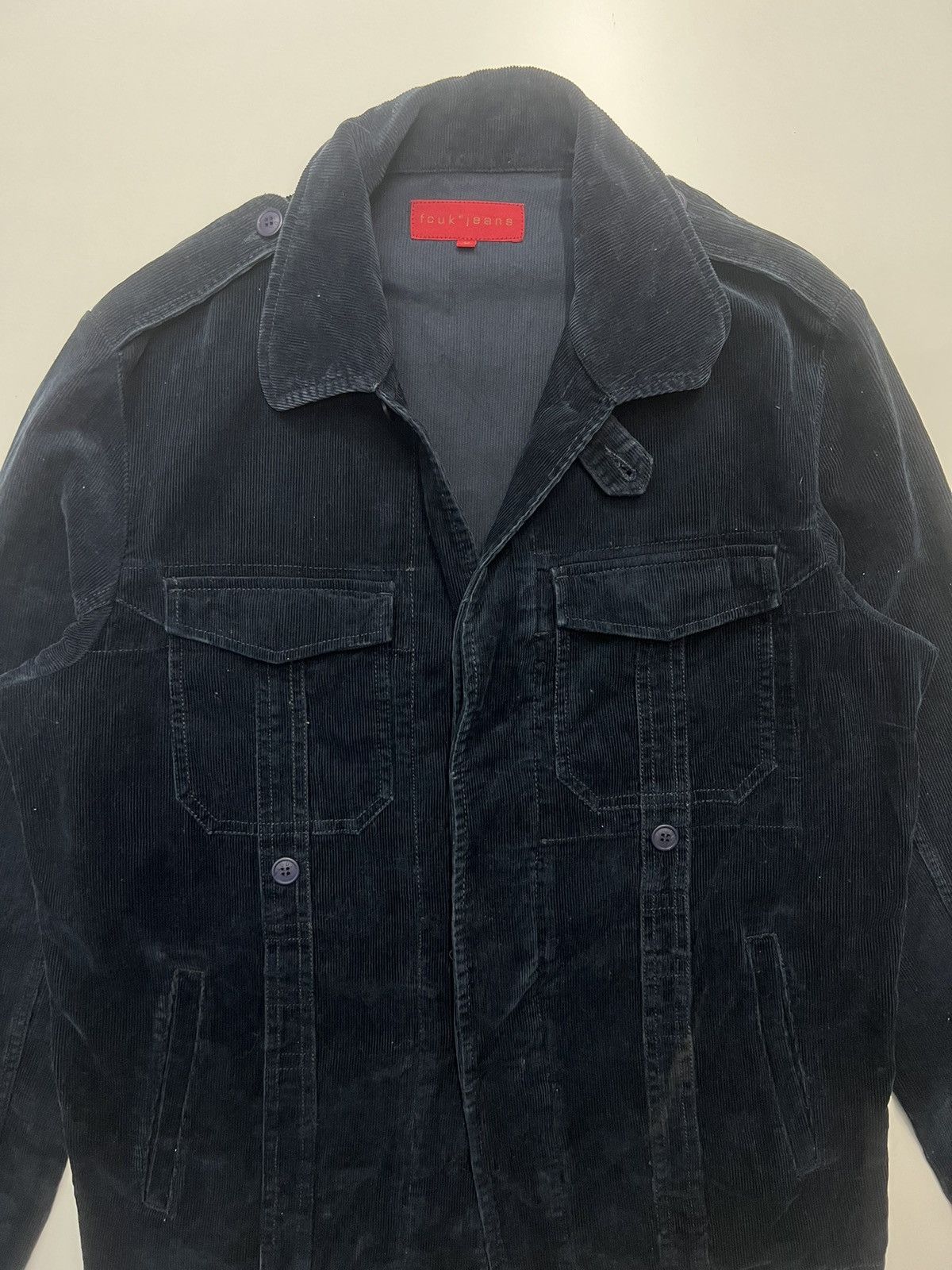 FCUK FCUK JEANS CORDUROY JACKET Size US M / EU 48-50 / 2 - 5 Thumbnail