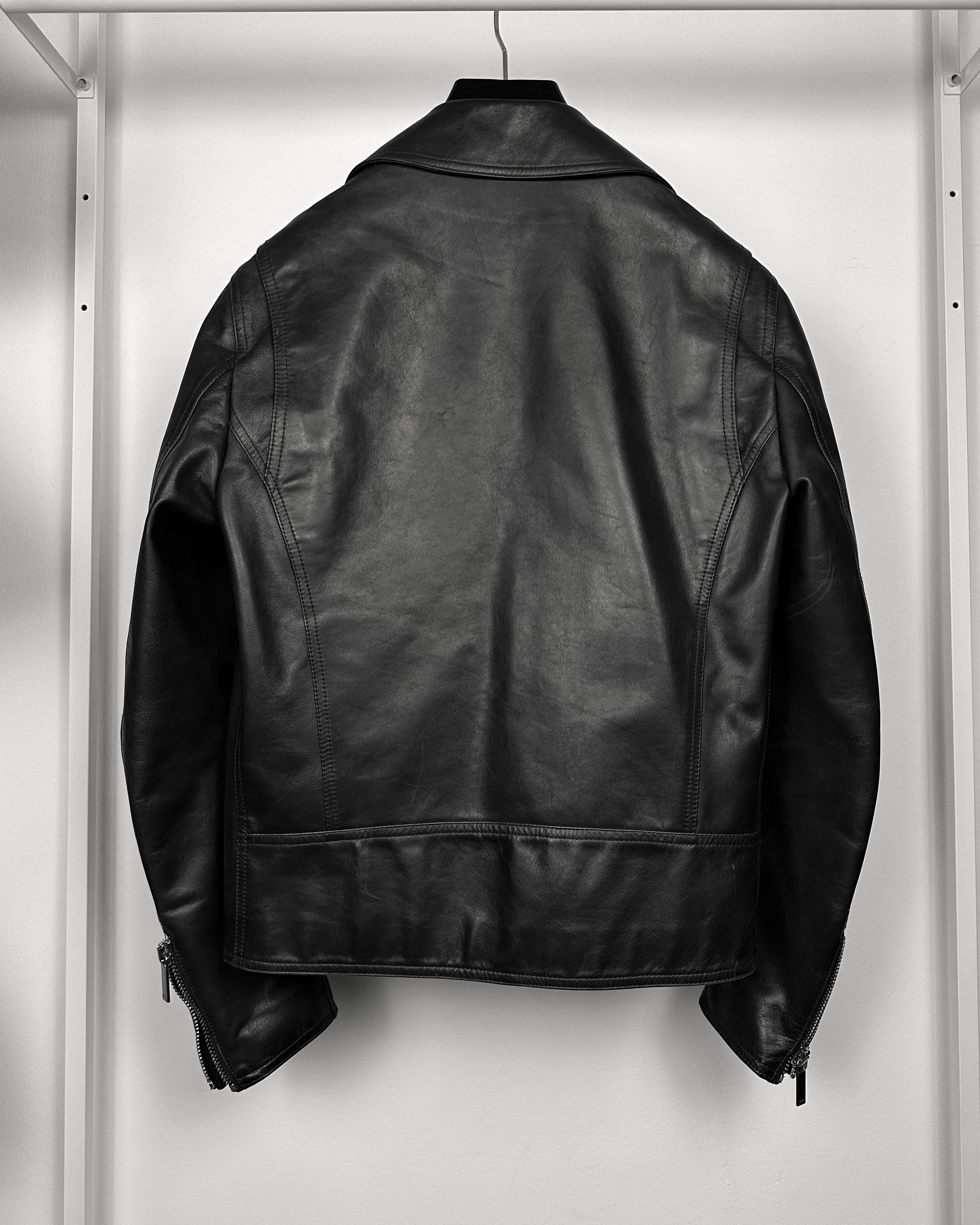 Dior Dior Homme Saddle Pocket Biker Leather Jacket Size US M / EU 48-50 / 2 - 7 Thumbnail