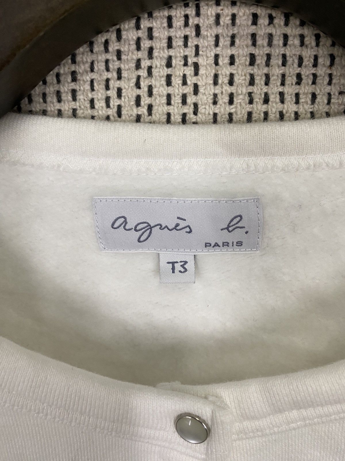 Designer × agnes b. Vintage agnes b crop sweater snap button nice condition Size M / US 6-8 / IT 42-44 - 7 Thumbnail