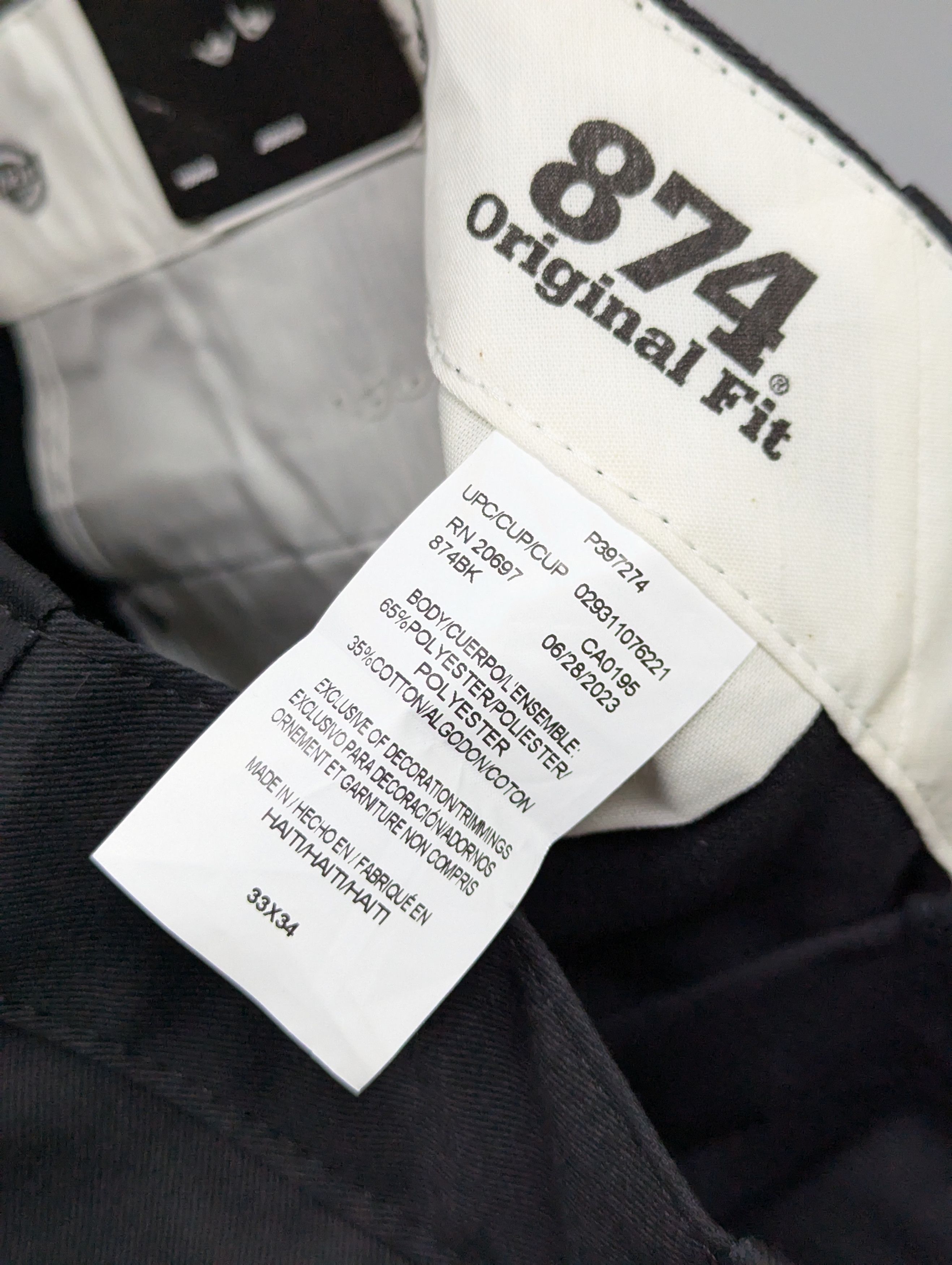 Dickies DICKIES 874 Original Fit Men's Straight Work Chino Pants Size US 33 - 19 Thumbnail