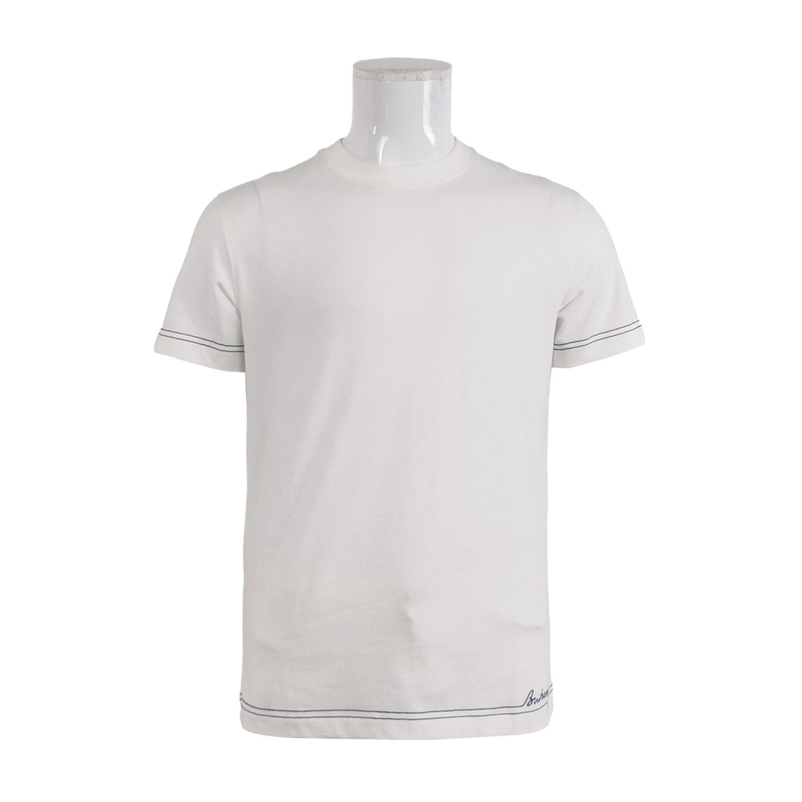 Burberry Burberry Script Logo White T-Shirt S Size US S / EU 44-46 / 1 - 1 Thumbnail