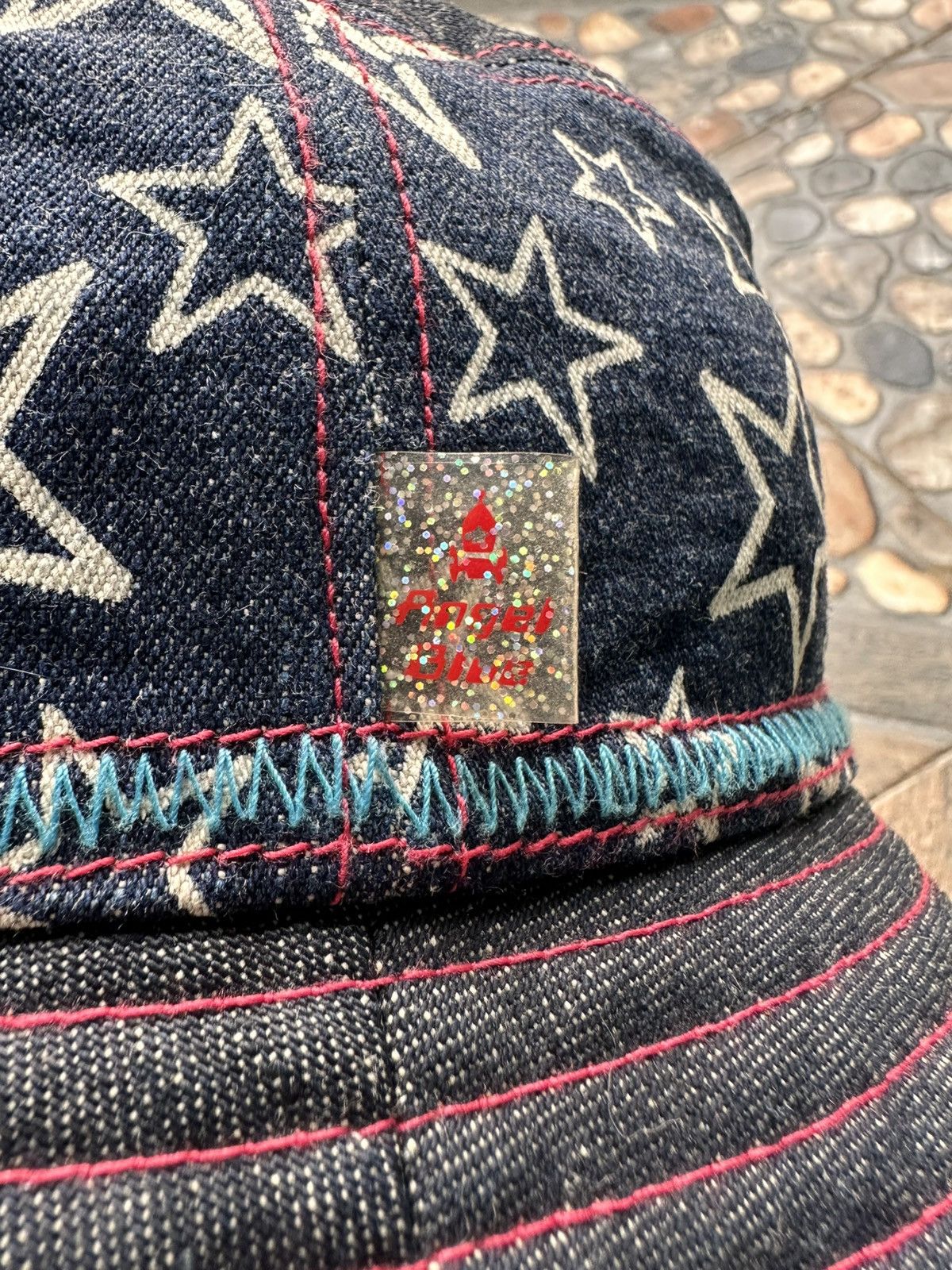 Angel Blue × Japanese Brand × Kapital Vintage Y2k Angel Blue Bucket hat Size ONE SIZE - 4 Thumbnail
