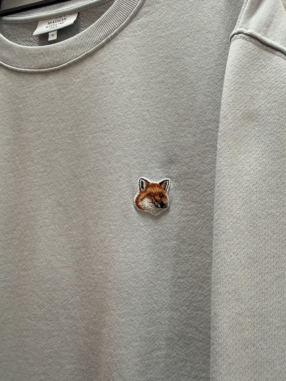 Maison Kitsune Fox Head Patch Logo Crewneck Sweatshirt Size US XL / EU 56 / 4 - 2 Thumbnail