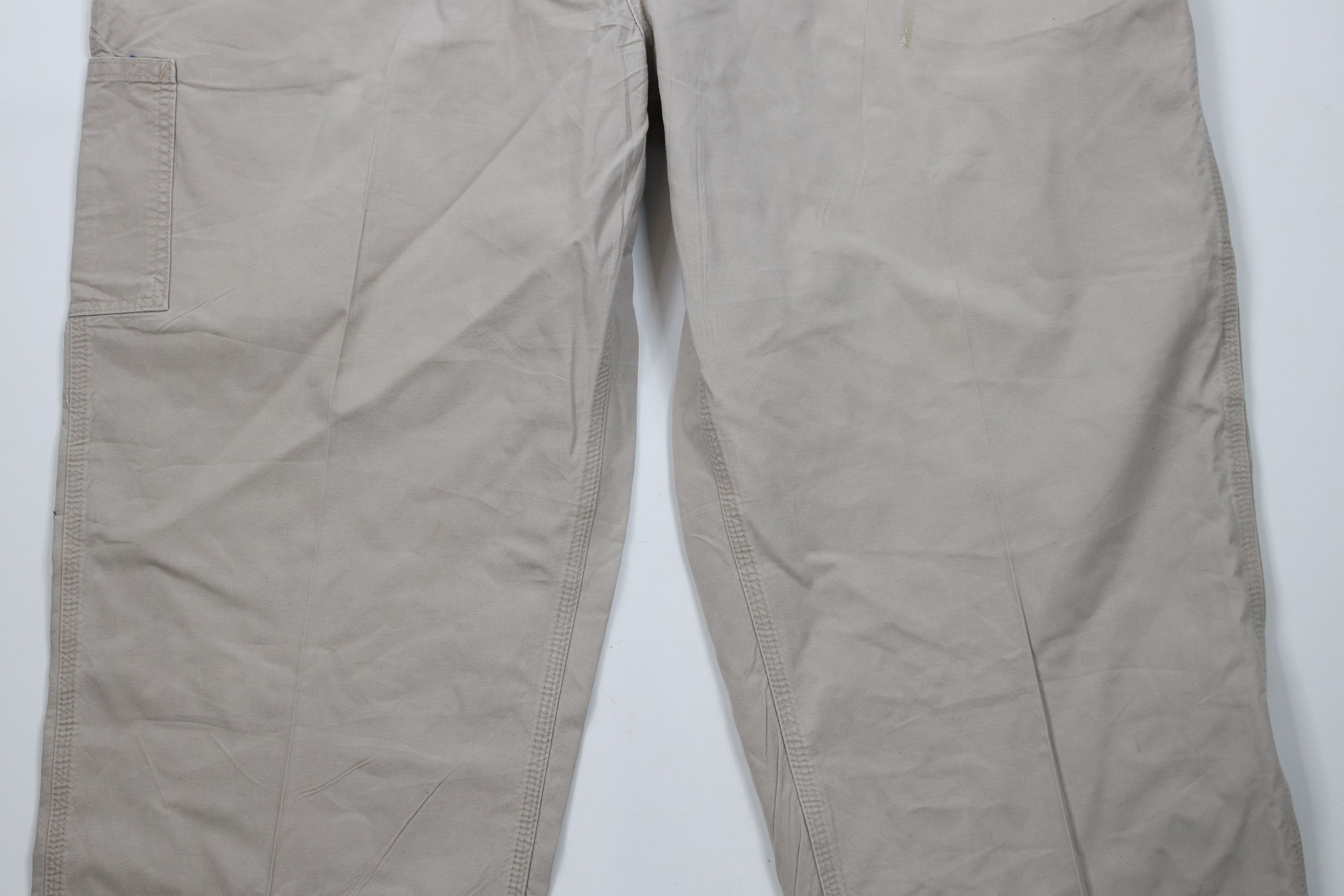 Carhartt × Vintage Vintage Y2K Carhartt Original Fit Wide Leg Pants Beige Tan Size US 44 / EU 60 - 3 Thumbnail