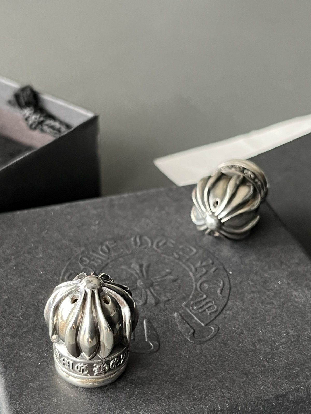 Chrome Hearts Super Rare ♰ ♰ ♰ Chrome Hearts ♰ ♰ ♰ Logo Home Full Set Size ONE SIZE - 2 Thumbnail