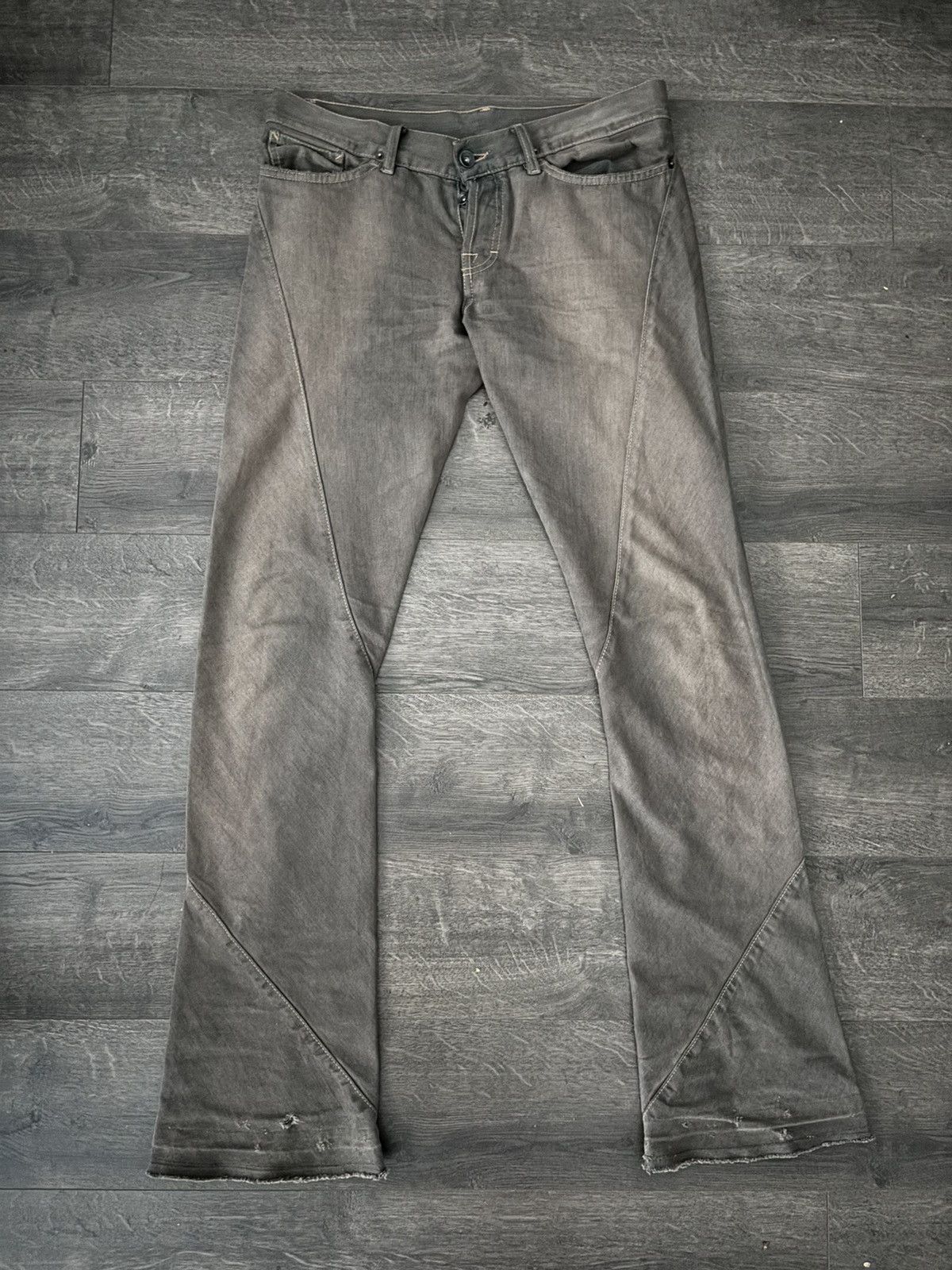 Rick Owens Rick owens AW06 “Dustulator” spiral denim | Grailed