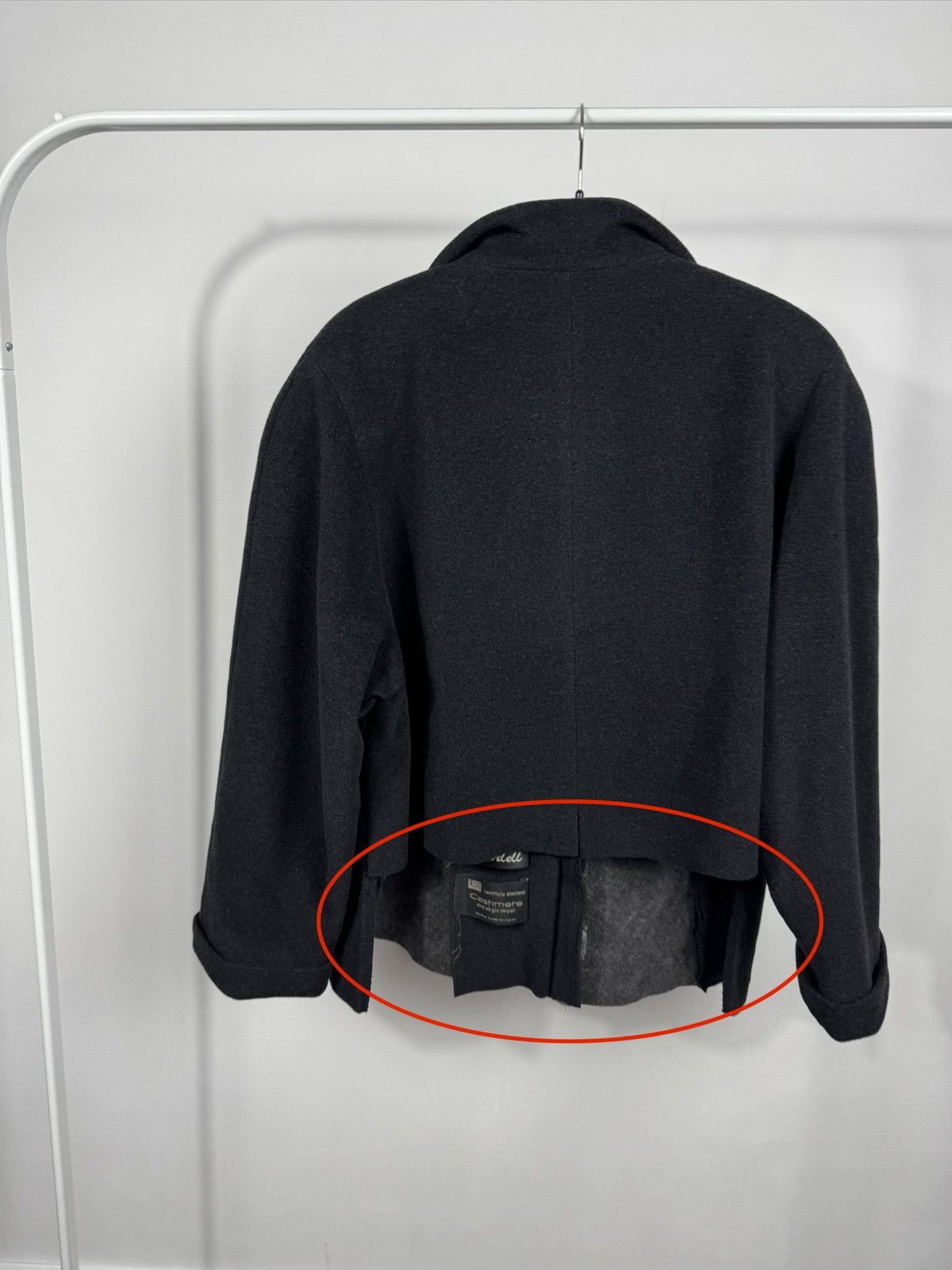 Other Cashmere Virgin Wool Black Jacket Short Coat Wool Blazer Size L / US 10 / IT 46 - 10 Thumbnail
