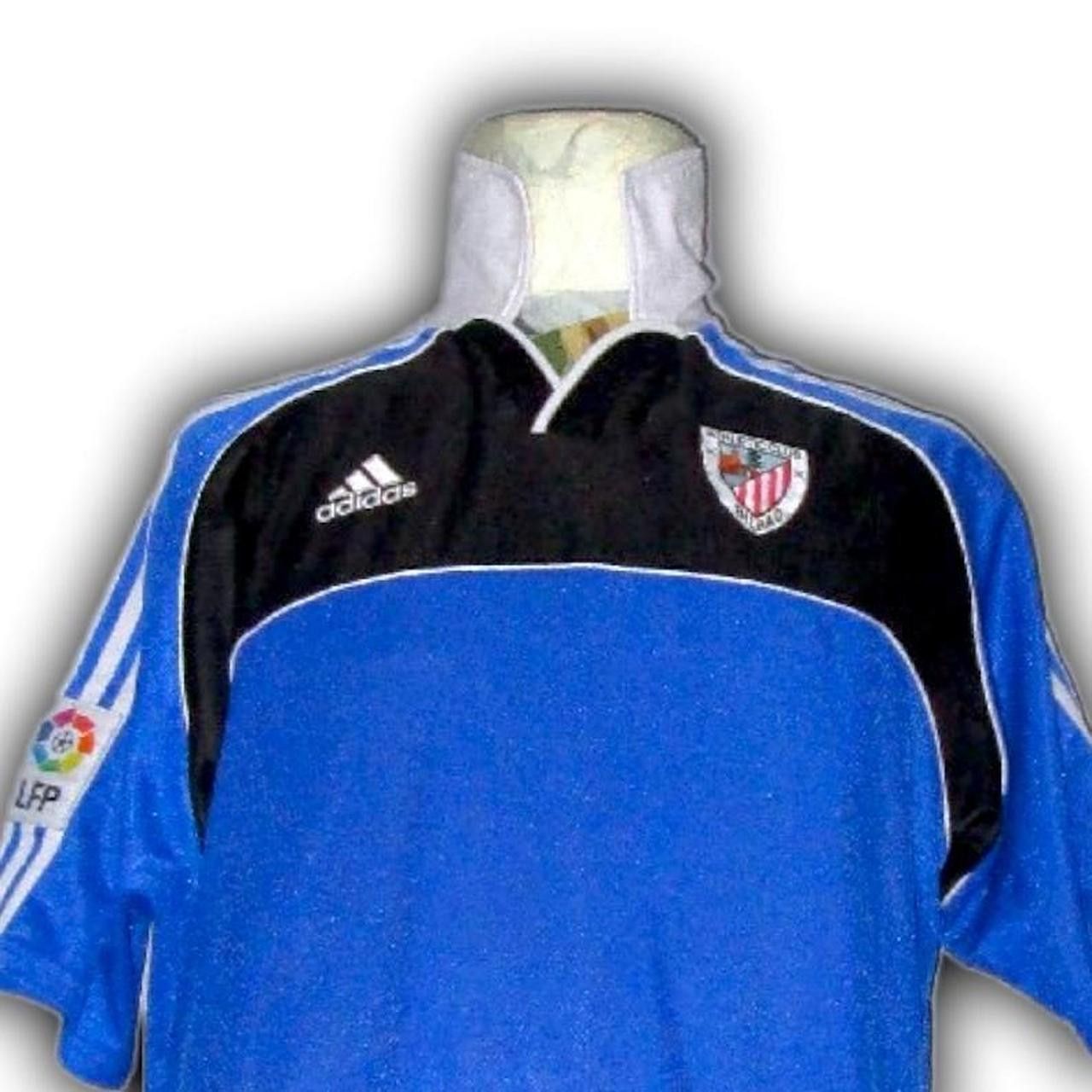 Adidas Athletic Club Bilbao Spain 2000 2001 Away Shirt Jersey Size US L / EU 52-54 / 3 - 1 Thumbnail