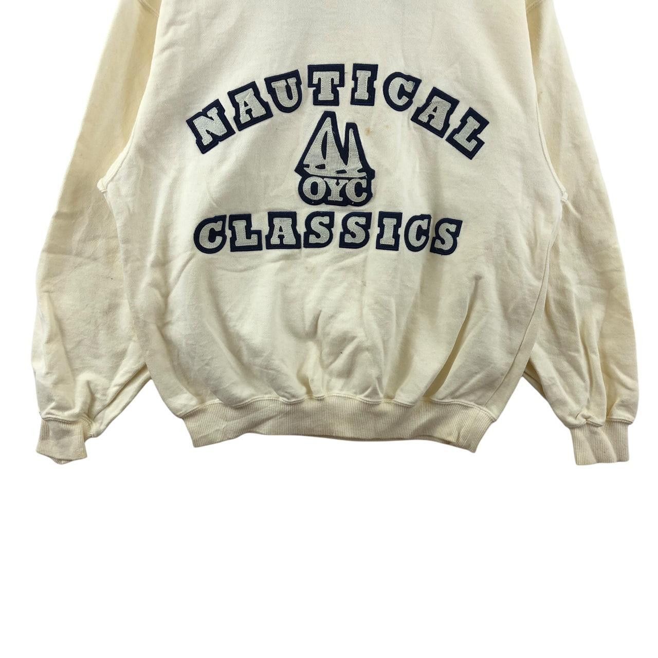 Vintage Vintage OCEAN YOUTH CLUB OYC Nautical Classics Sweatshirt Size M / US 6-8 / IT 42-44 - 4 Thumbnail