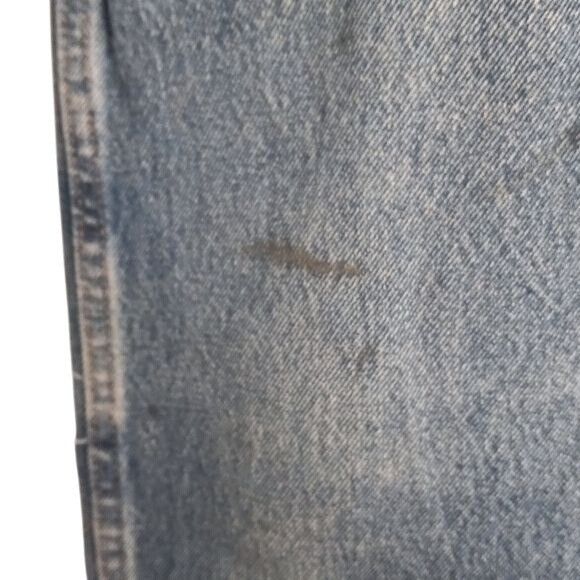 Wrangler Wrangler Size 33x32 Jeans Mens Regular Fit Blue Denim 100% C Size US 33 - 11 Thumbnail