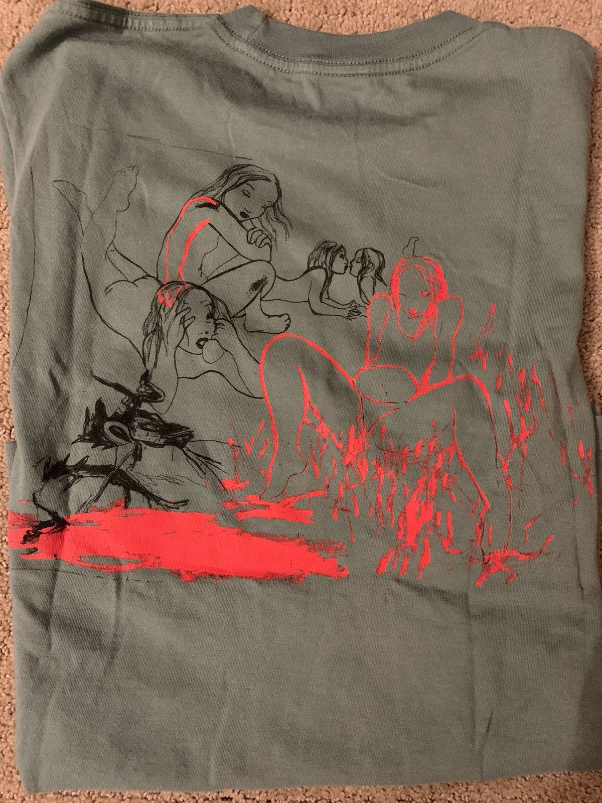 Rare × Streetwear × Supreme Supreme Rita Ackerman tee green | Grailed 