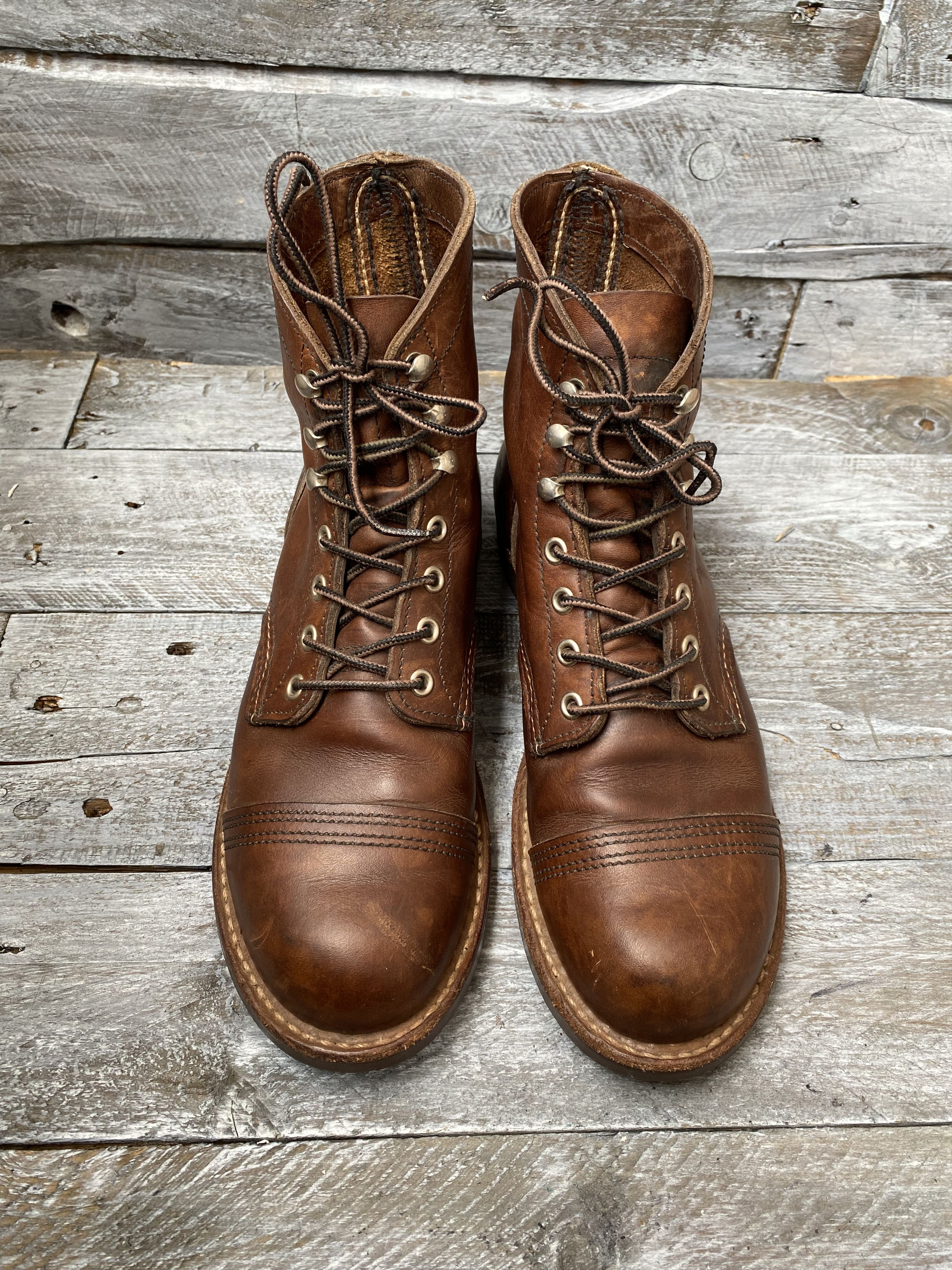 Red Wing Redwing Heritage iron ranger amber harness bootssz 7.5D Size US 7.5 / EU 40-41 - 6 Thumbnail