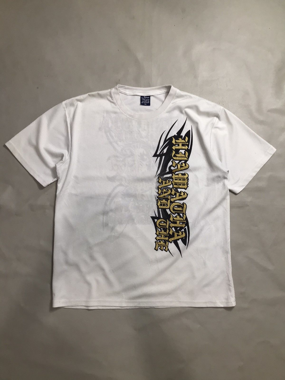 If Six Was Nine New Wave Club Tribal Poem Tee gothic punk style Size US L / EU 52-54 / 3 - 1 Thumbnail