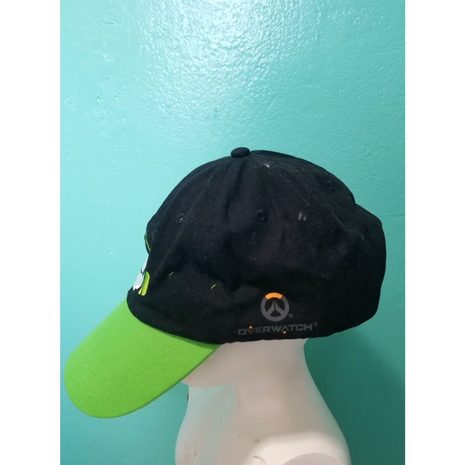 Vintage Bioworld Overwatch Lucio Ball Cap Adjustable OSFM Hat Blizzard Entertainment Hat Mens Adjustable Black Video Game Animation Cap Size ONE SIZE - 2 Thumbnail