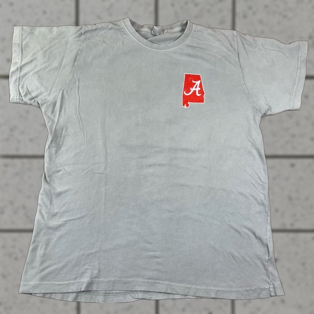 Vintage VINTAGE US Alabama State T Shirt XL Mens Short Sleeve Gray University Sports Shirt Size US XL / EU 56 / 4 - 1 Thumbnail