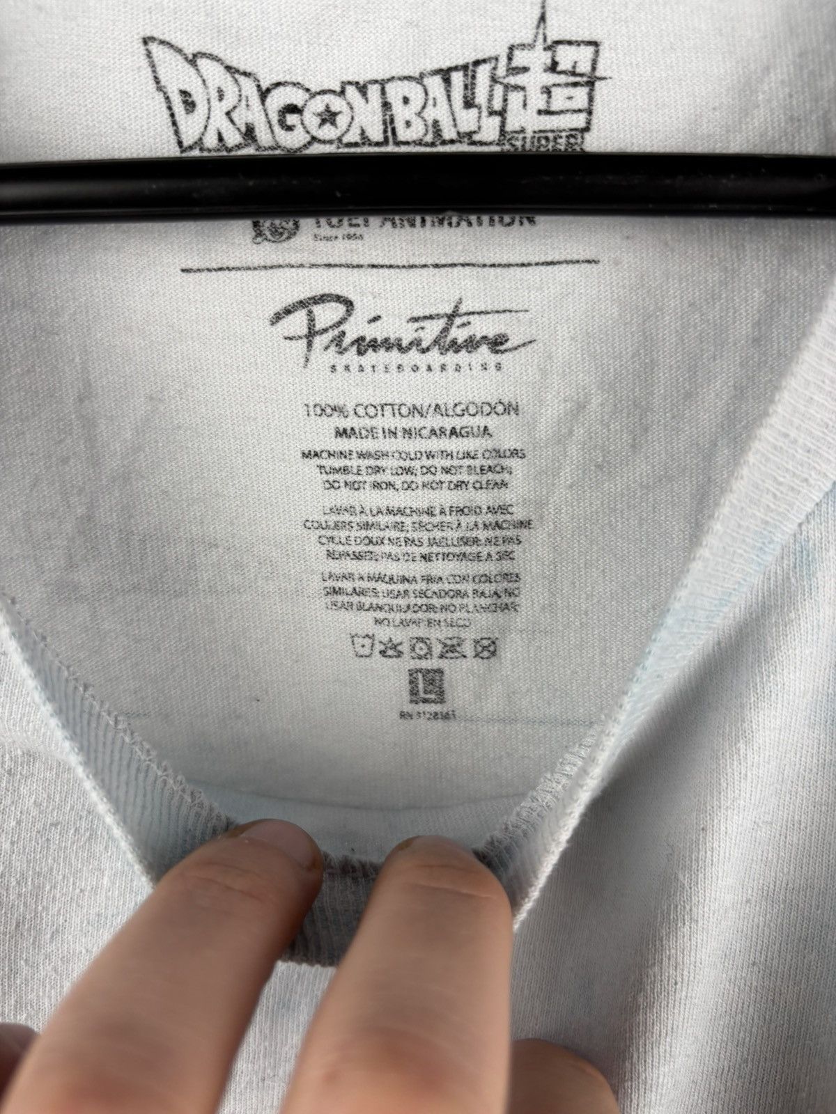 Primitive PRIMITIVE GOKU VS. JIREN SURVIVAL WASHED TEE LIGHT BLUE Size US L / EU 52-54 / 3 - 4 Thumbnail