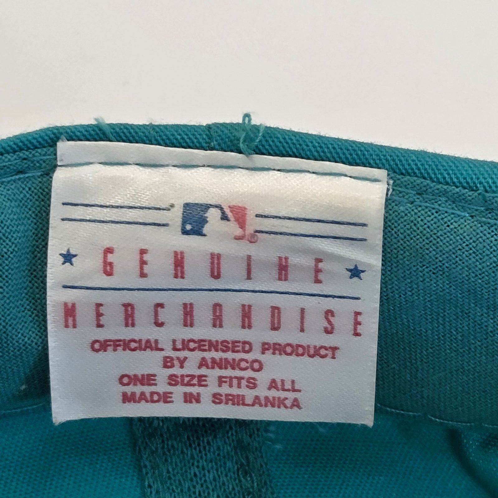 Vintage Vintage Florida Marlins Snapback Hat Teal Black 90s Annco Size ONE SIZE - 9 Thumbnail
